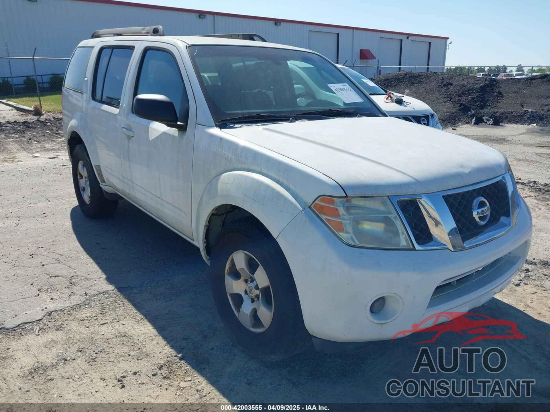 NISSAN PATHFINDER 2009 - 5N1AR18U49C603709