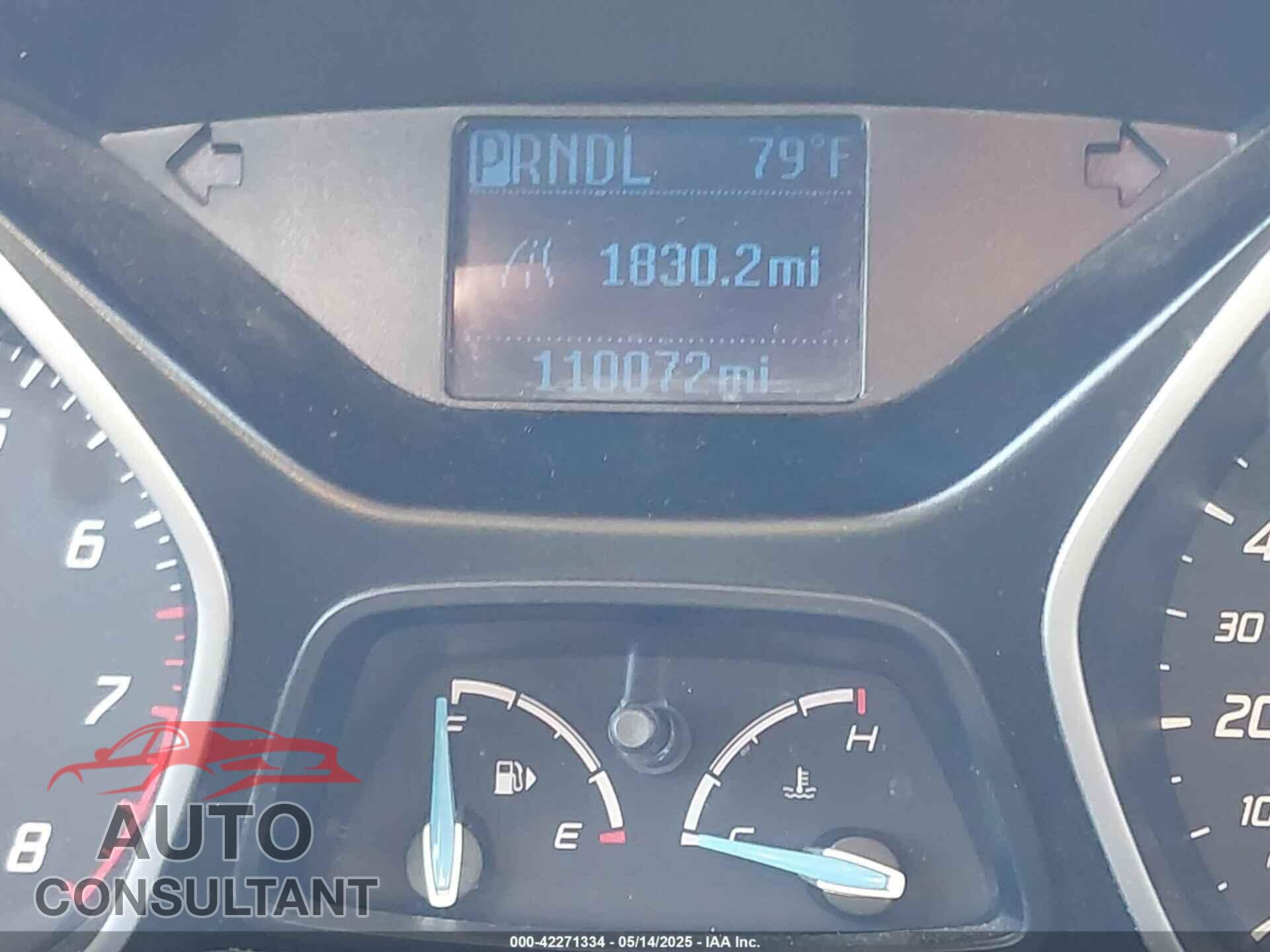 FORD FOCUS 2012 - 1FAHP3E2XCL271313