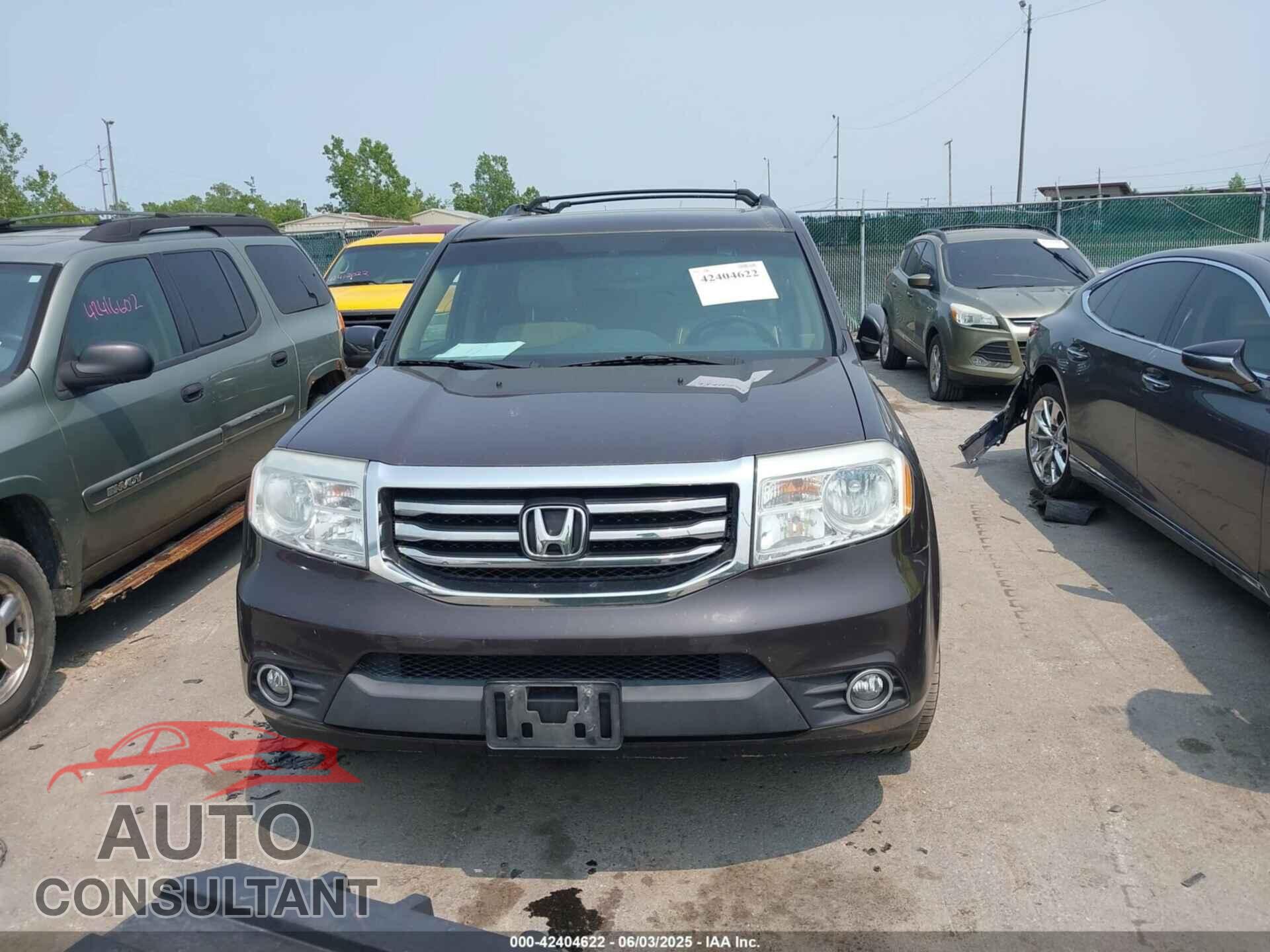HONDA PILOT 2012 - 5FNYF4H50CB080933