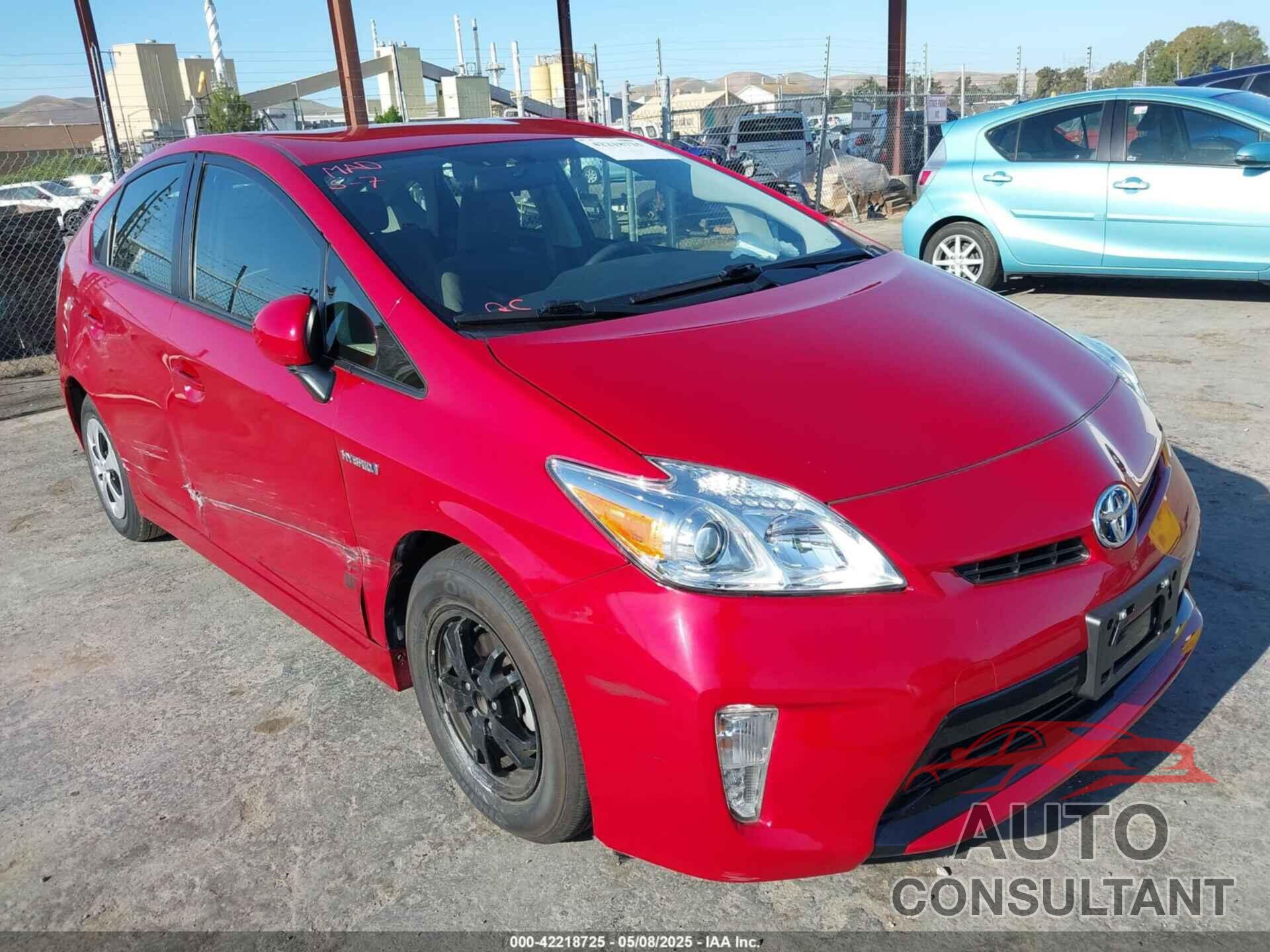 TOYOTA PRIUS 2015 - JTDKN3DU7F0437060