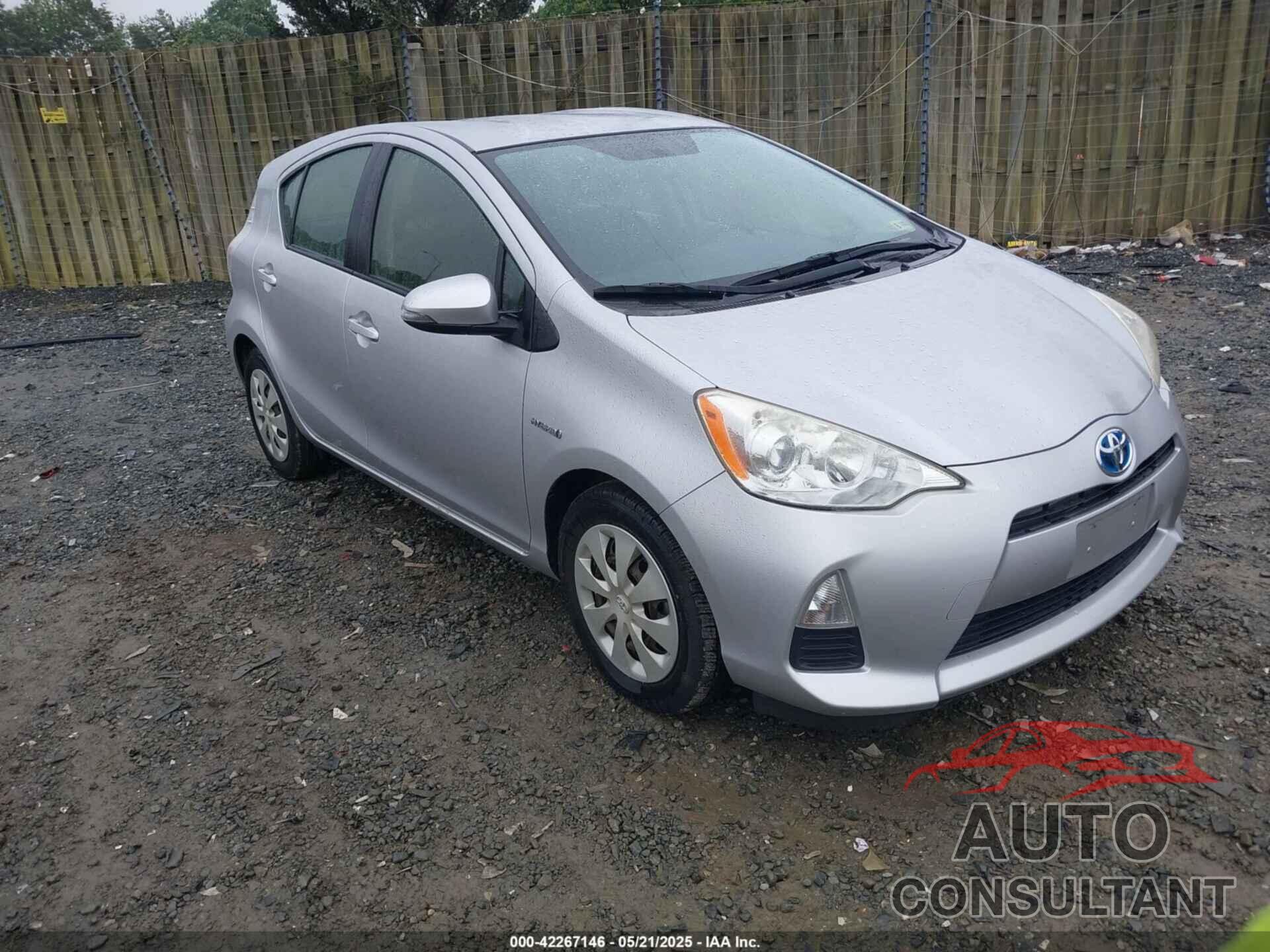 TOYOTA PRIUS C 2014 - JTDKDTB36E1063708