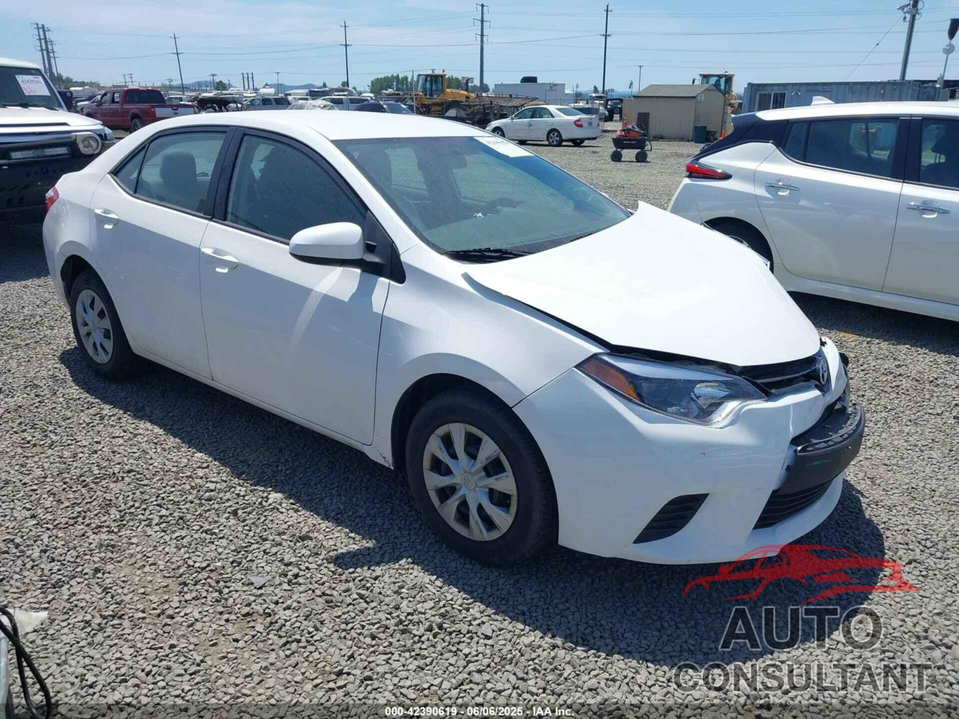 TOYOTA COROLLA 2016 - 5YFBURHE2GP503661