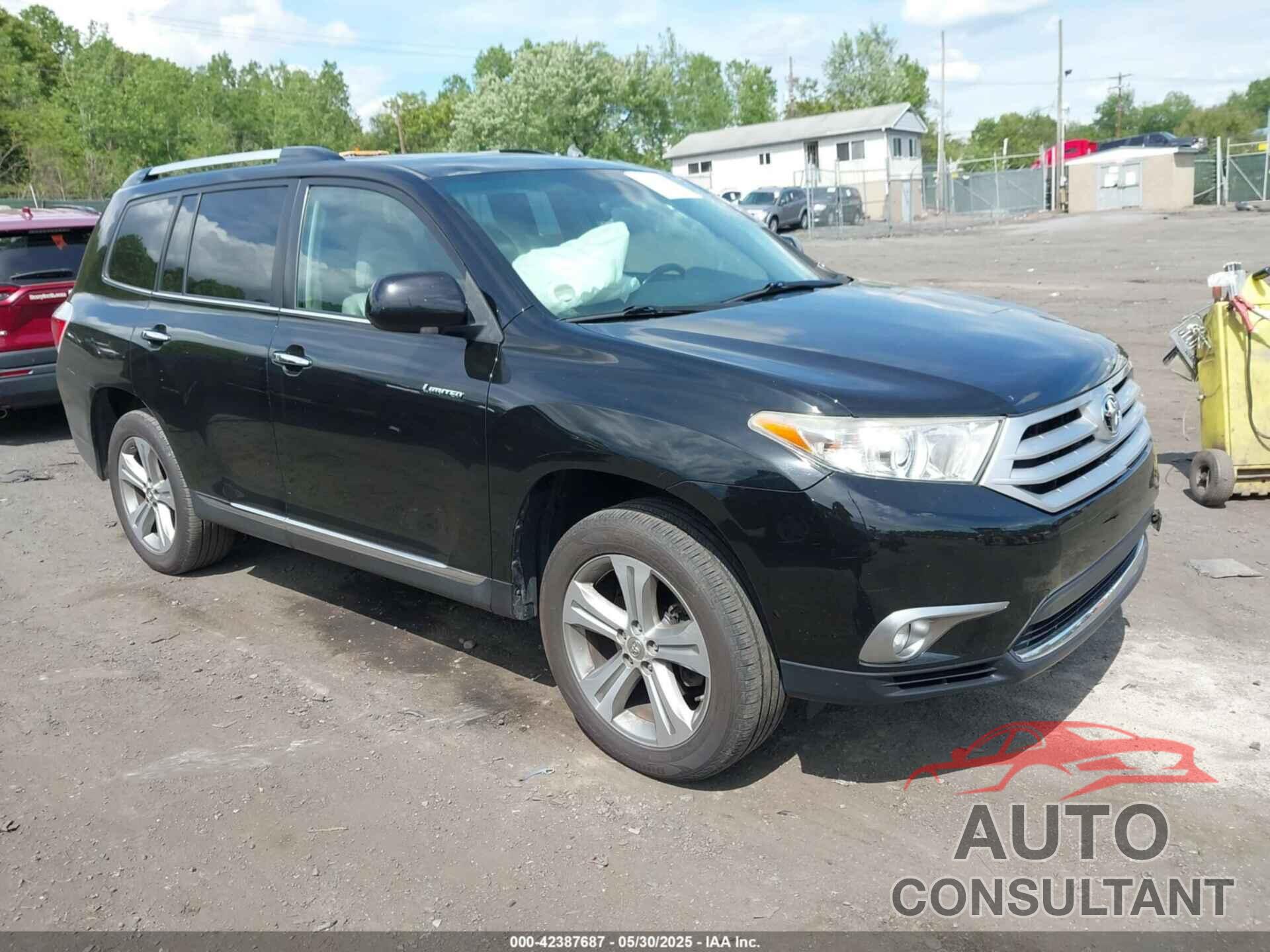 TOYOTA HIGHLANDER 2012 - 5TDYK3EH7CS053597