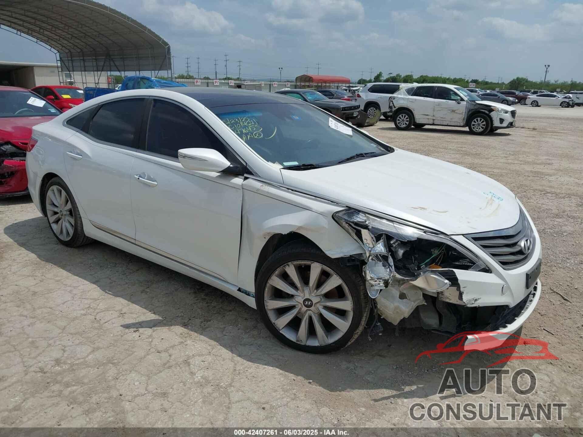 HYUNDAI AZERA 2015 - KMHFH4JG1FA476455