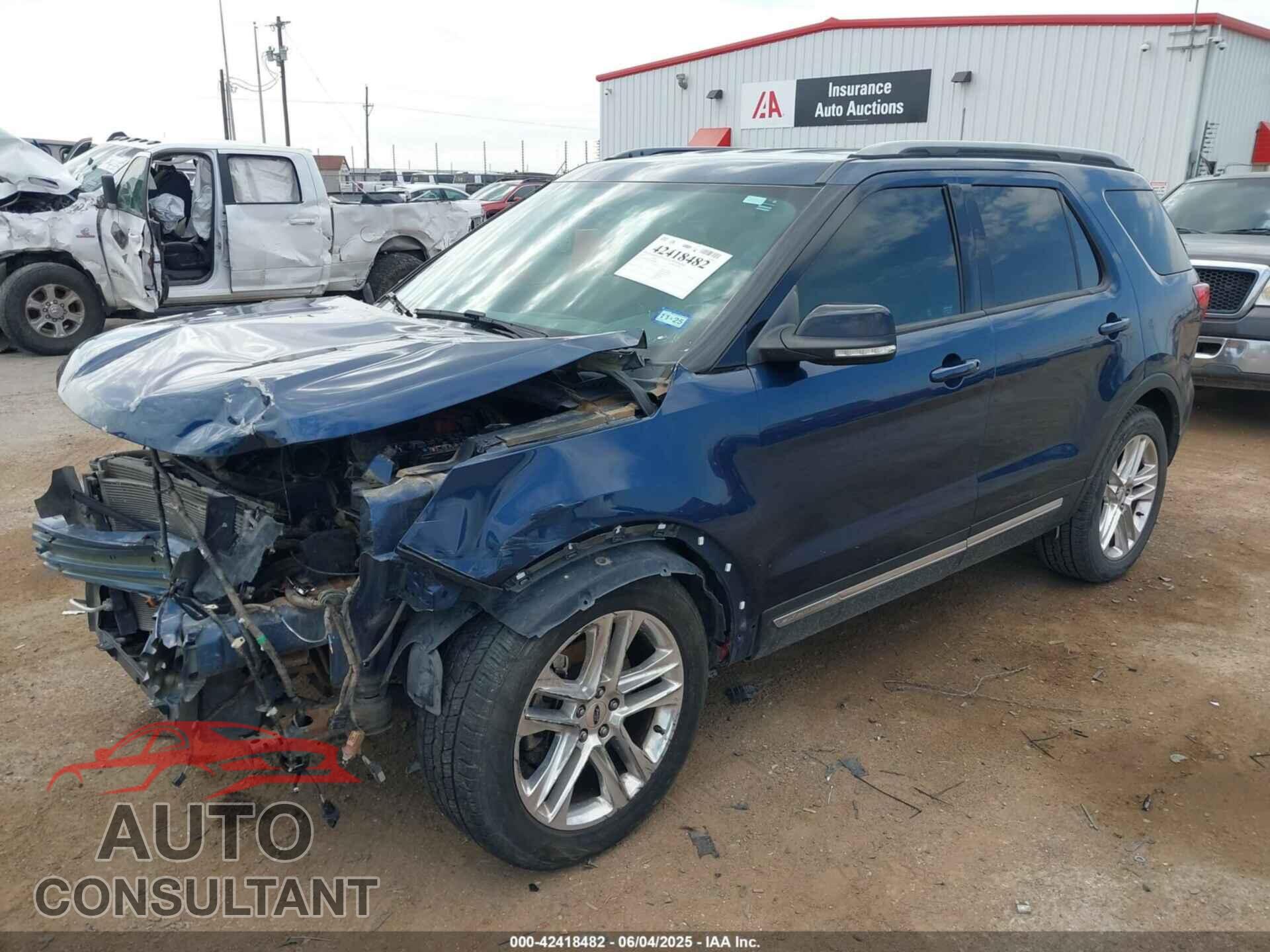 FORD EXPLORER 2017 - 1FM5K7D82HGD85892