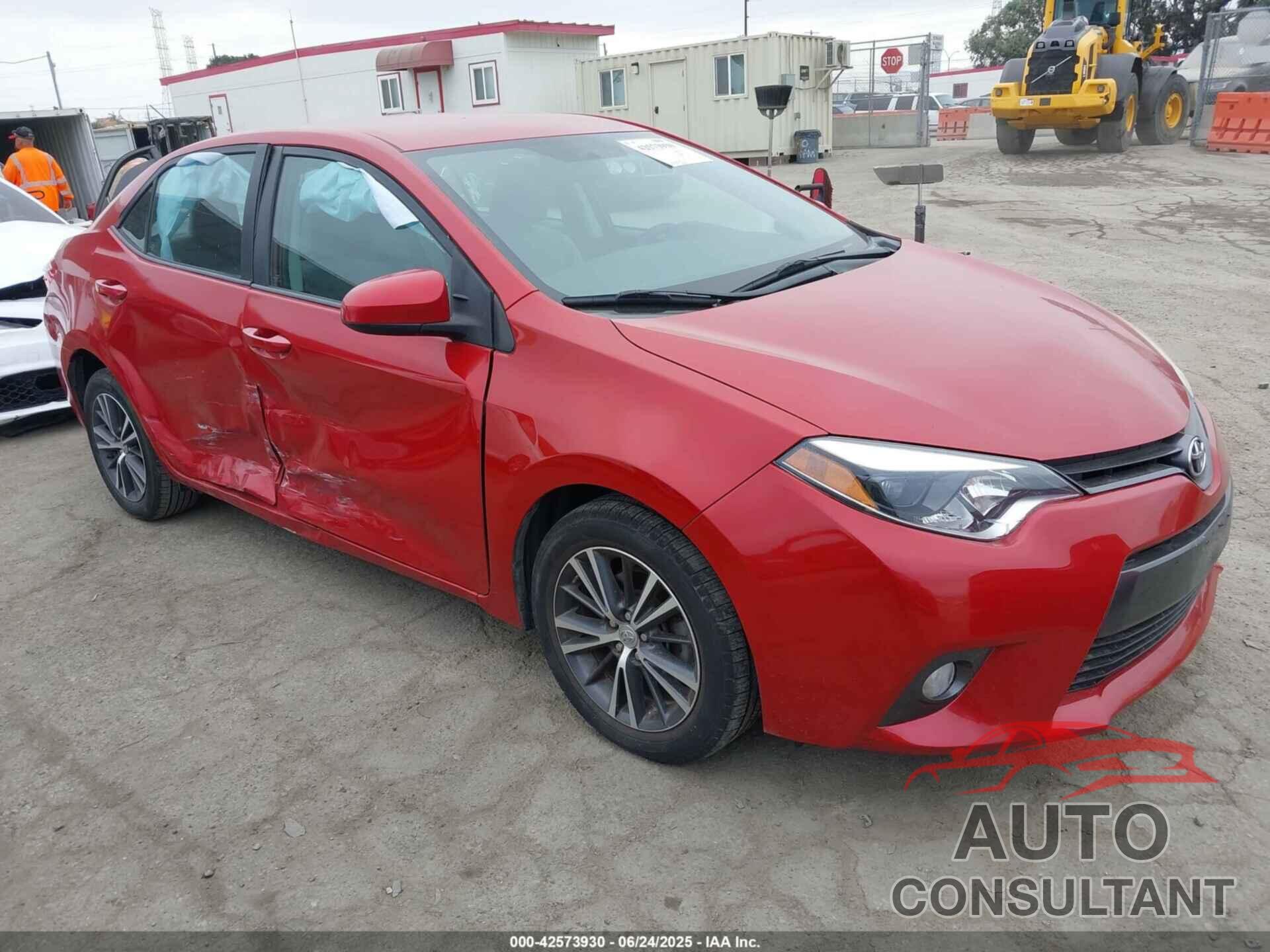 TOYOTA COROLLA 2016 - 5YFBURHE8GP529021