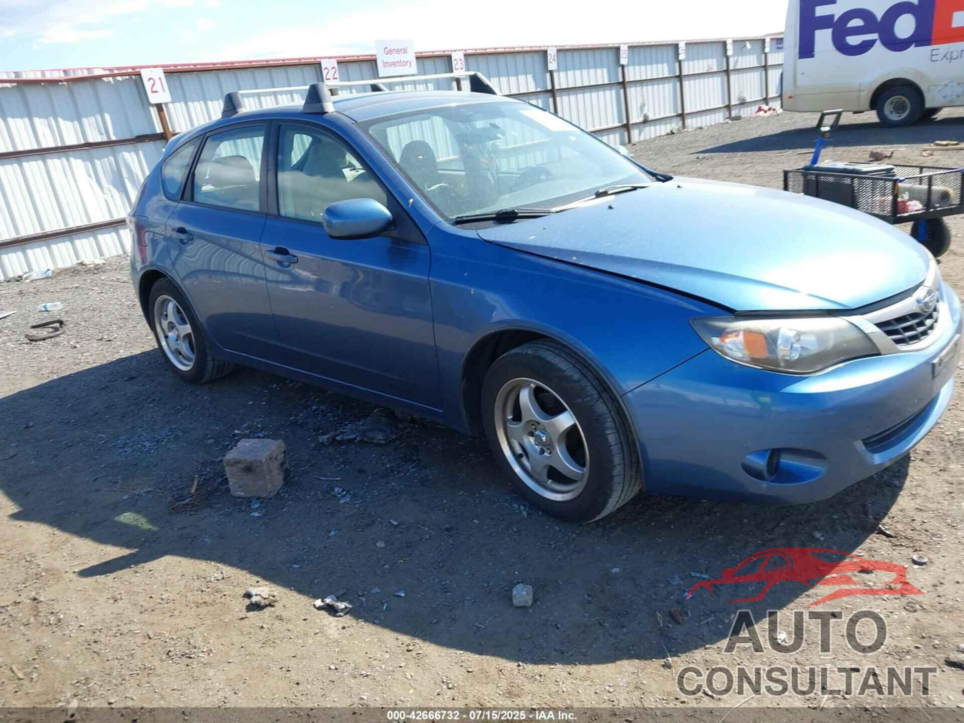 SUBARU IMPREZA 2009 - JF1GH61659H803792