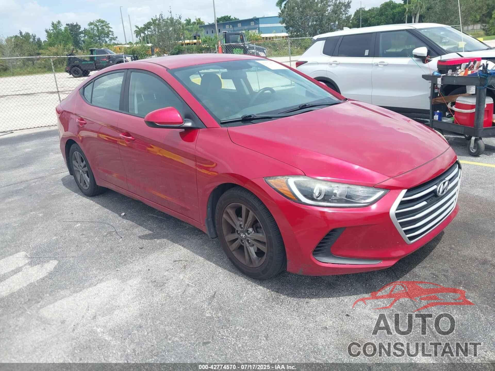 HYUNDAI ELANTRA 2018 - 5NPD84LF8JH249149