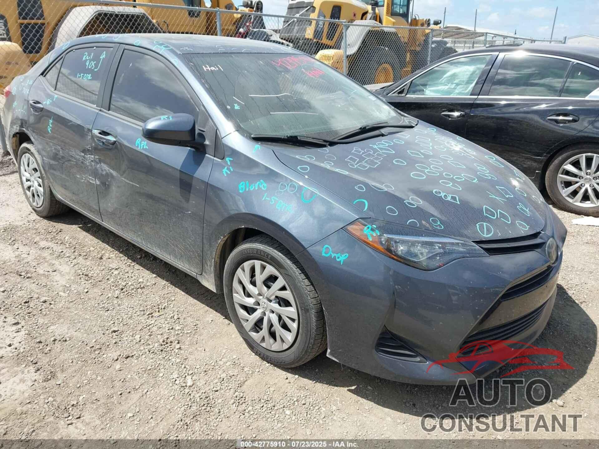 TOYOTA COROLLA 2019 - 2T1BURHE2KC212361