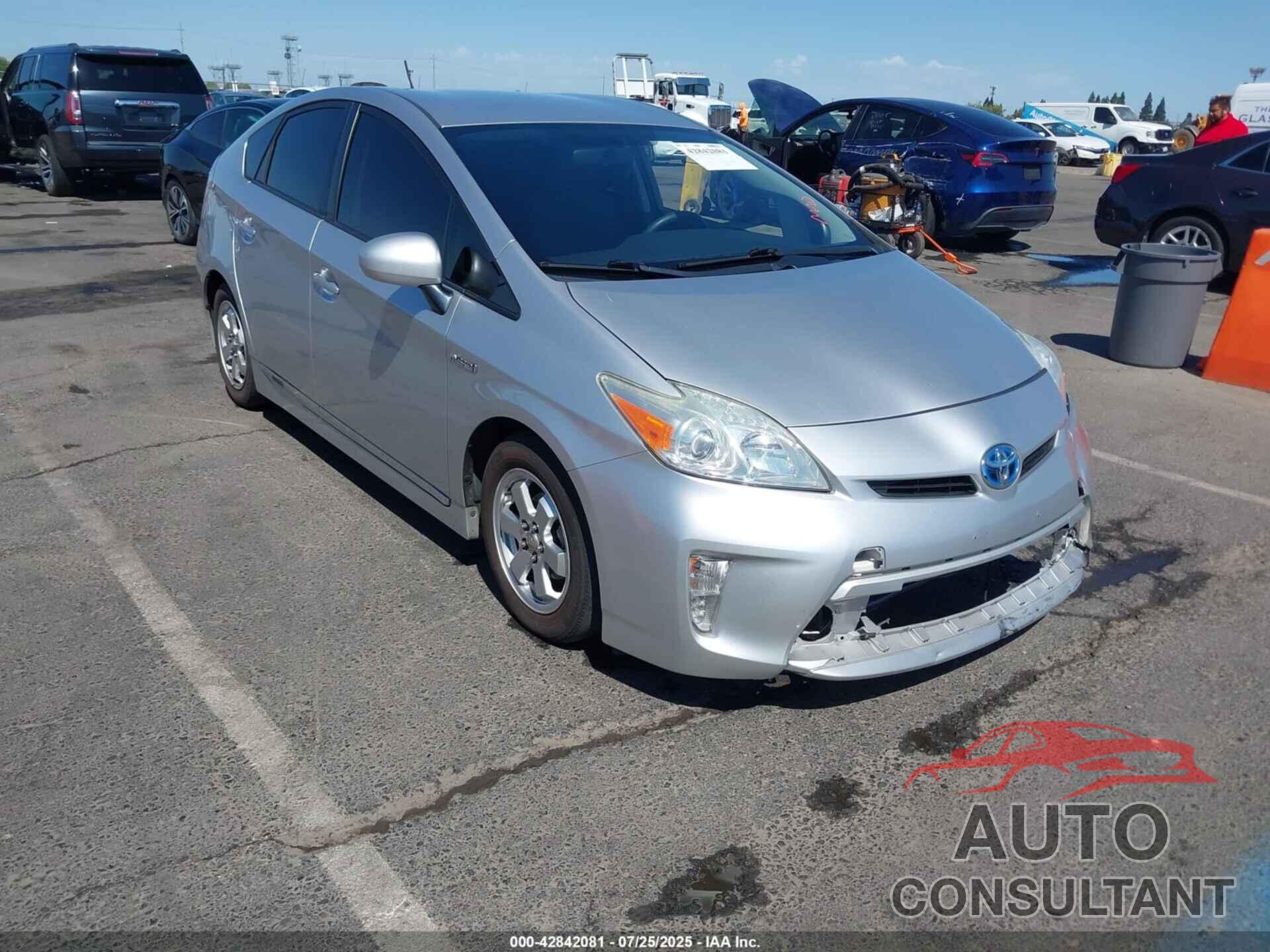 TOYOTA PRIUS 2012 - JTDKN3DU1C5476029