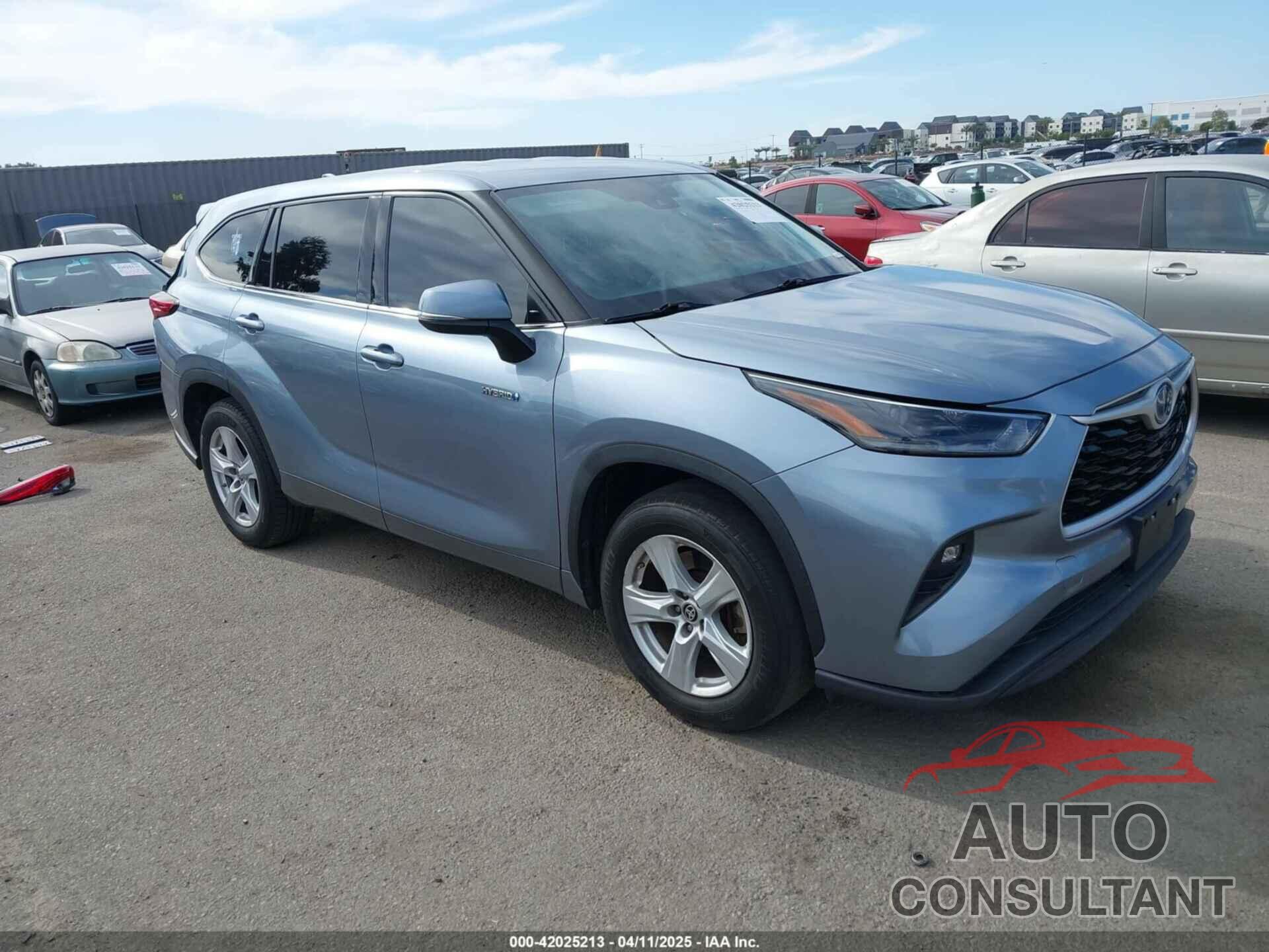 TOYOTA HIGHLANDER 2021 - 5TDZARAH1MS004901
