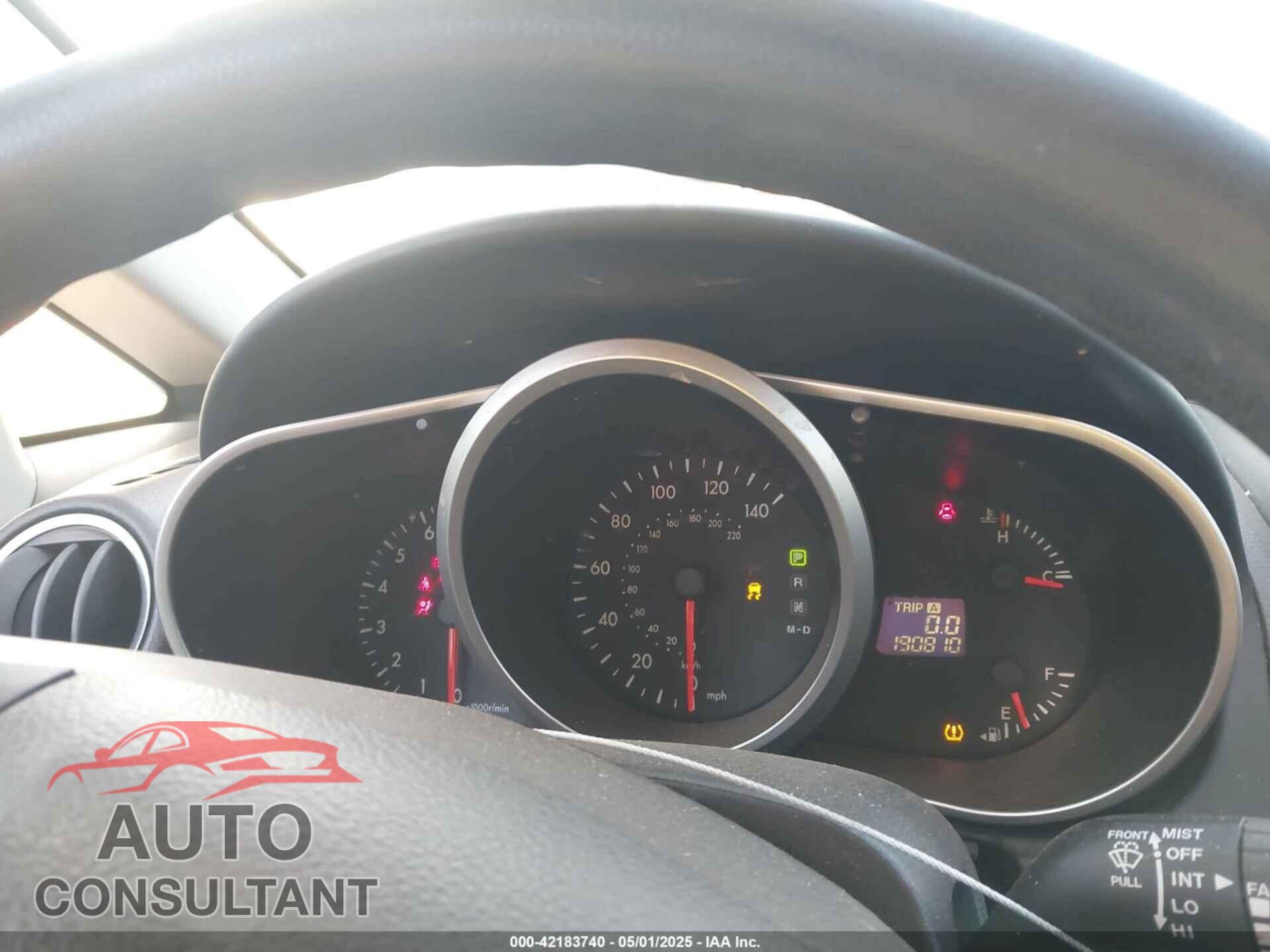 MAZDA CX-7 2011 - JM3ER2A52B0400122