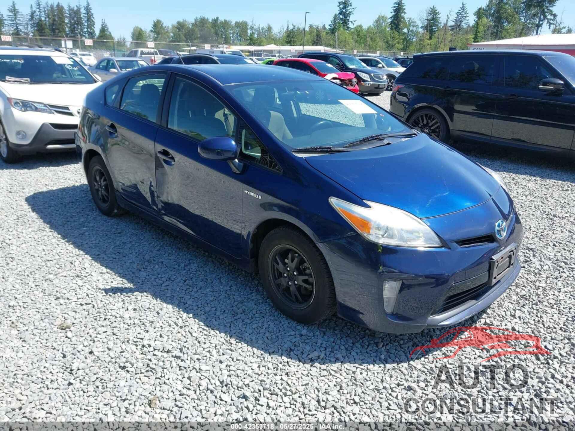 TOYOTA PRIUS 2013 - JTDKN3DU3D1676628