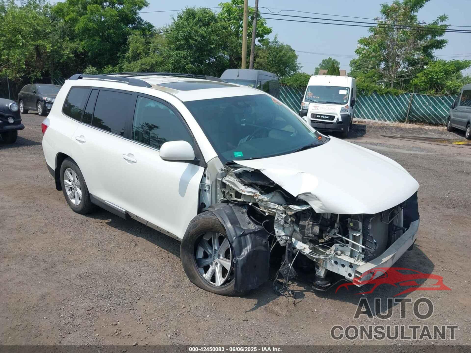 TOYOTA HIGHLANDER 2012 - 5TDBK3EH3CS094606