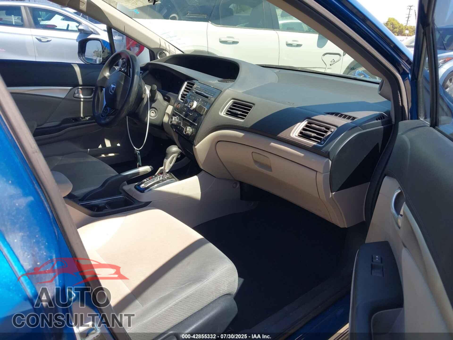 HONDA CIVIC 2013 - 2HGFB2F85DH530464