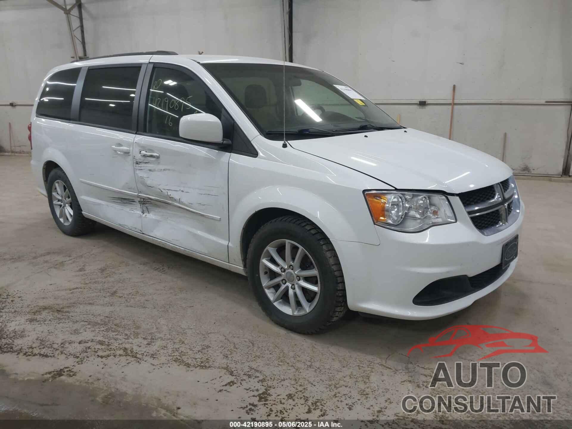 DODGE GRAND CARAVAN 2016 - 2C4RDGCG2GR249462