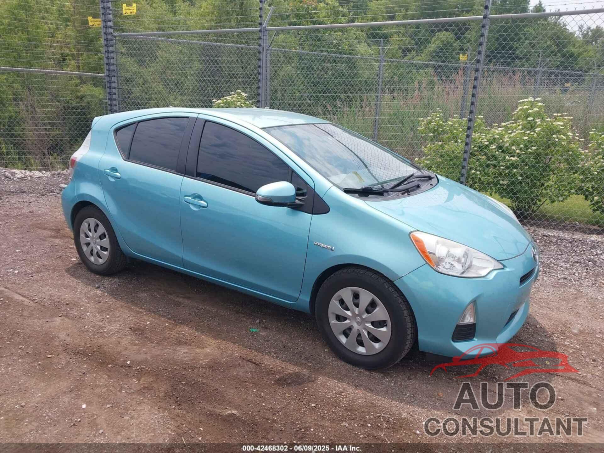 TOYOTA PRIUS C 2012 - JTDKDTB32C1029505