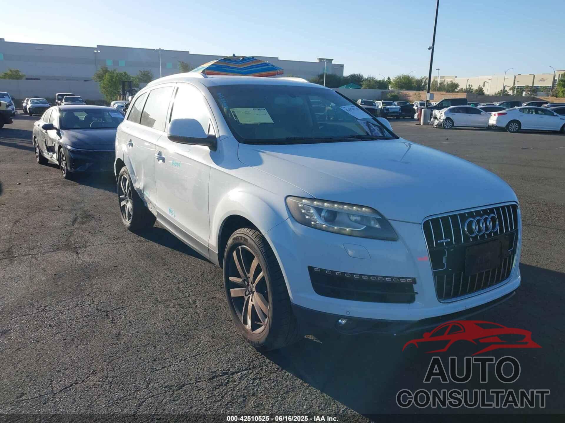 AUDI Q7 2012 - WA1LGAFE6CD008306