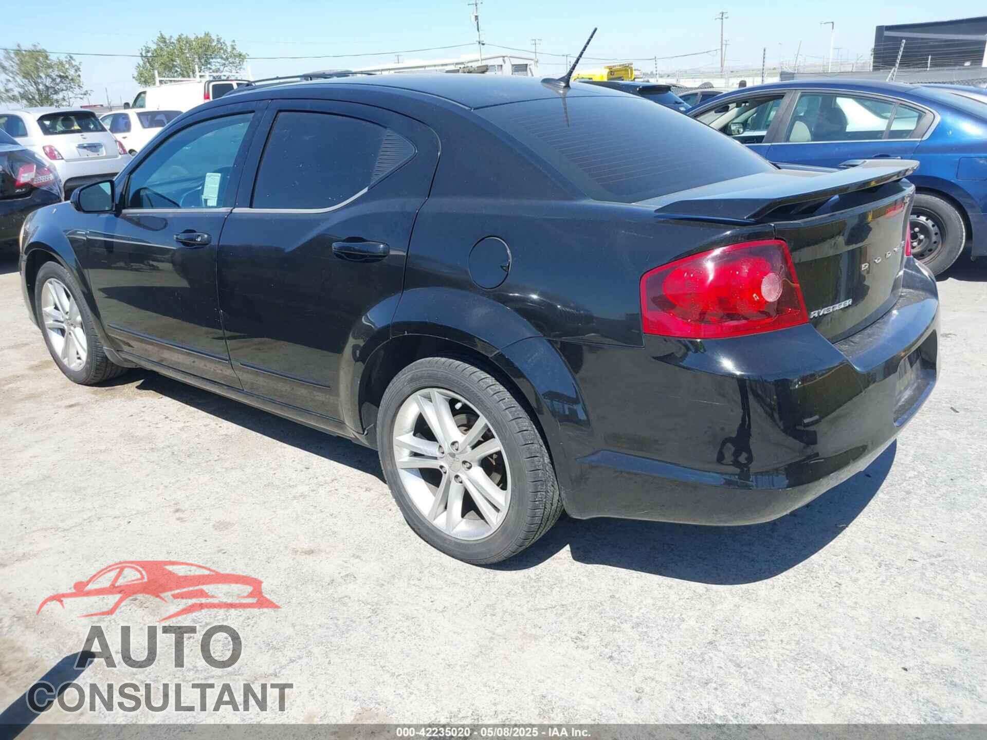 DODGE AVENGER 2012 - 1C3CDZEG2CN309797