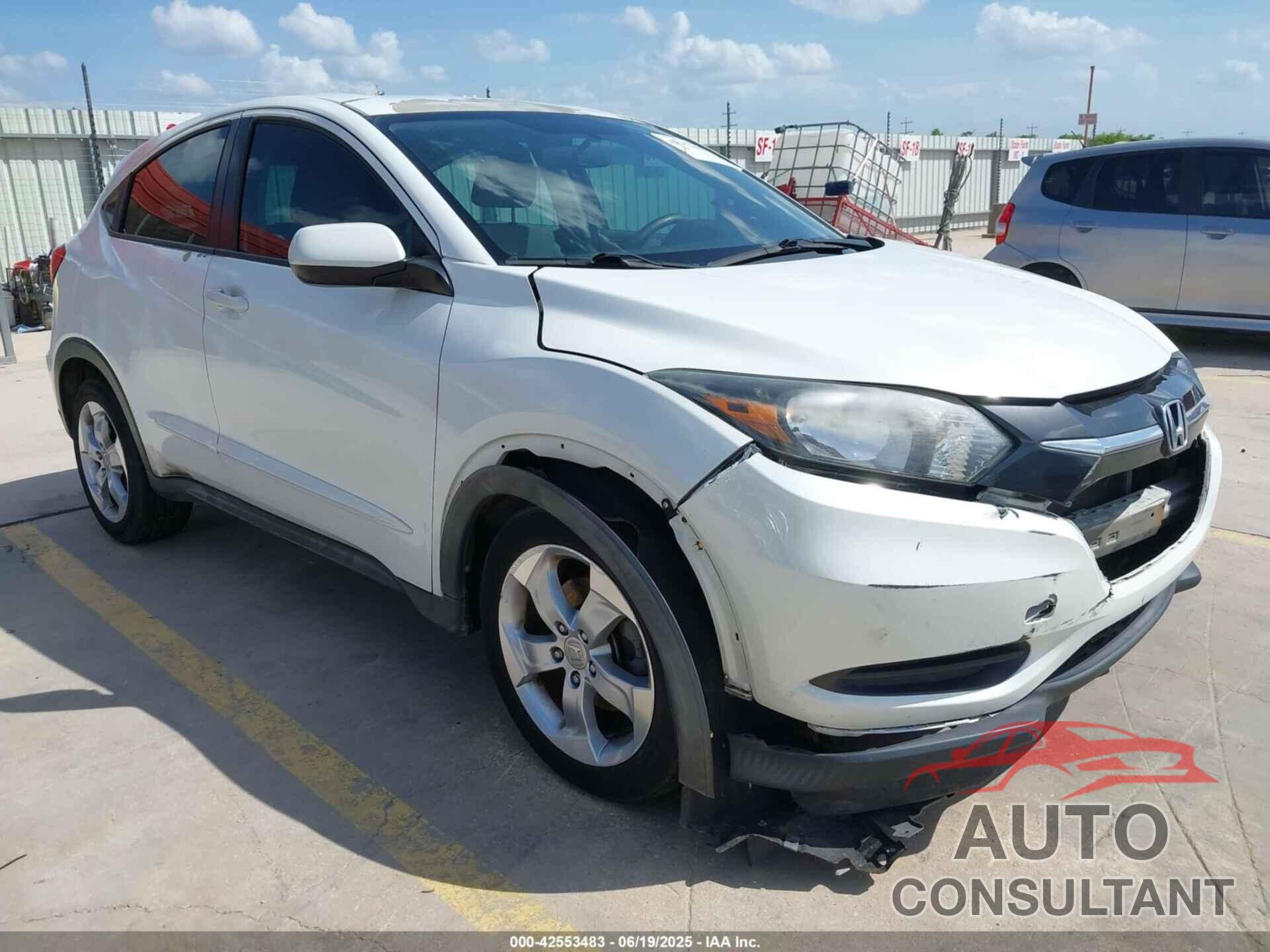HONDA HR-V 2016 - 3CZRU5H36GM714546