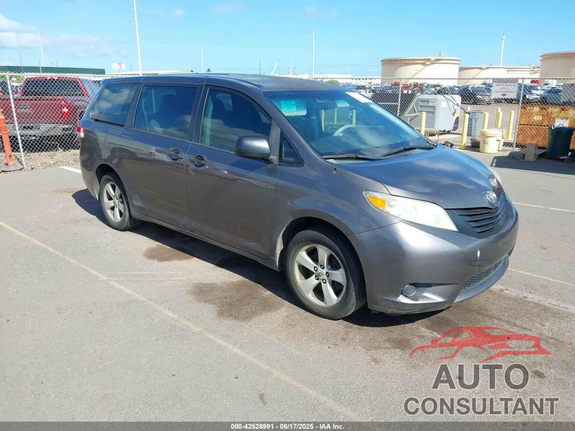 TOYOTA SIENNA 2012 - 5TDKA3DC6CS014210
