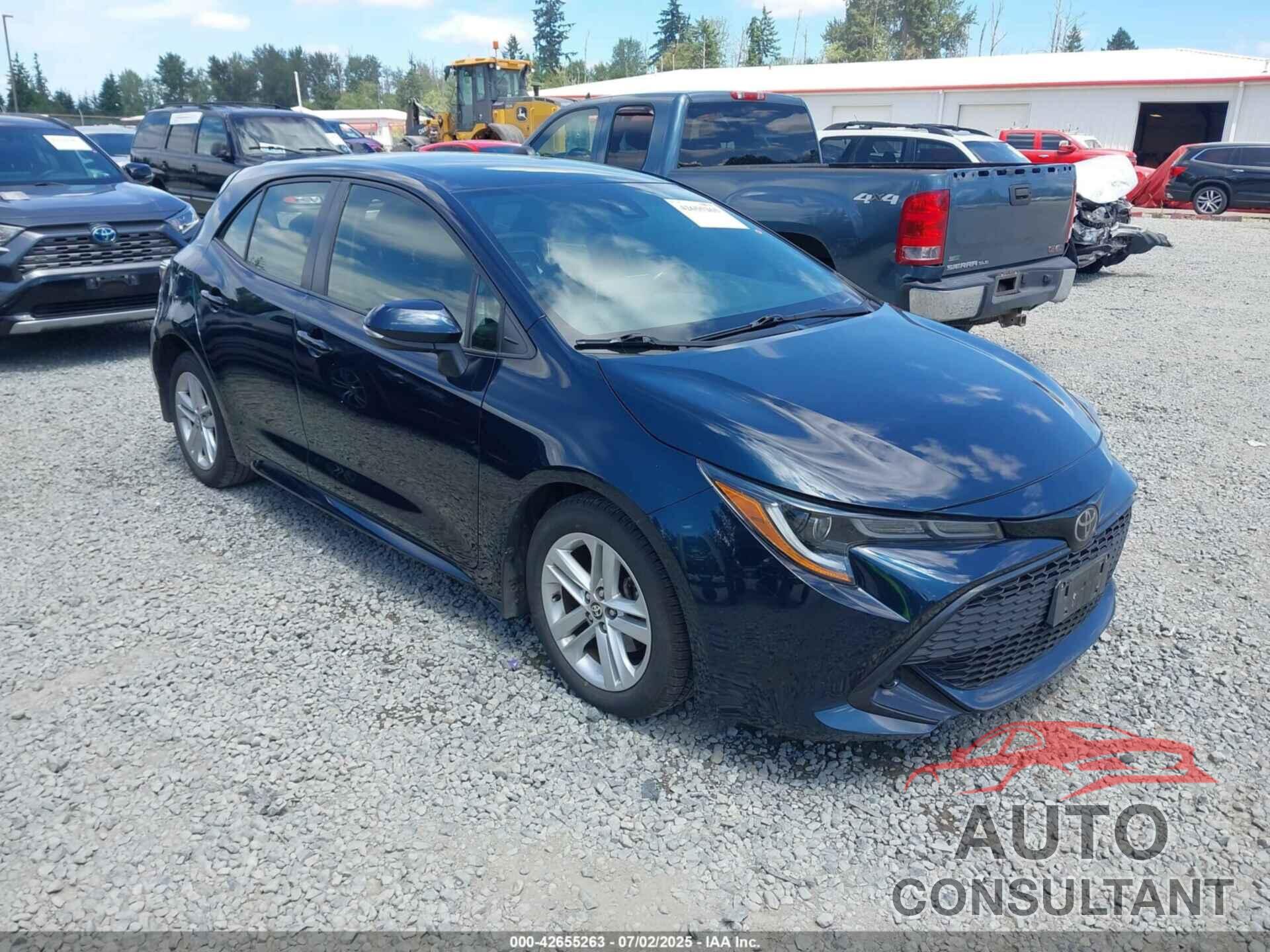 TOYOTA COROLLA 2019 - JTNK4RBE0K3029070