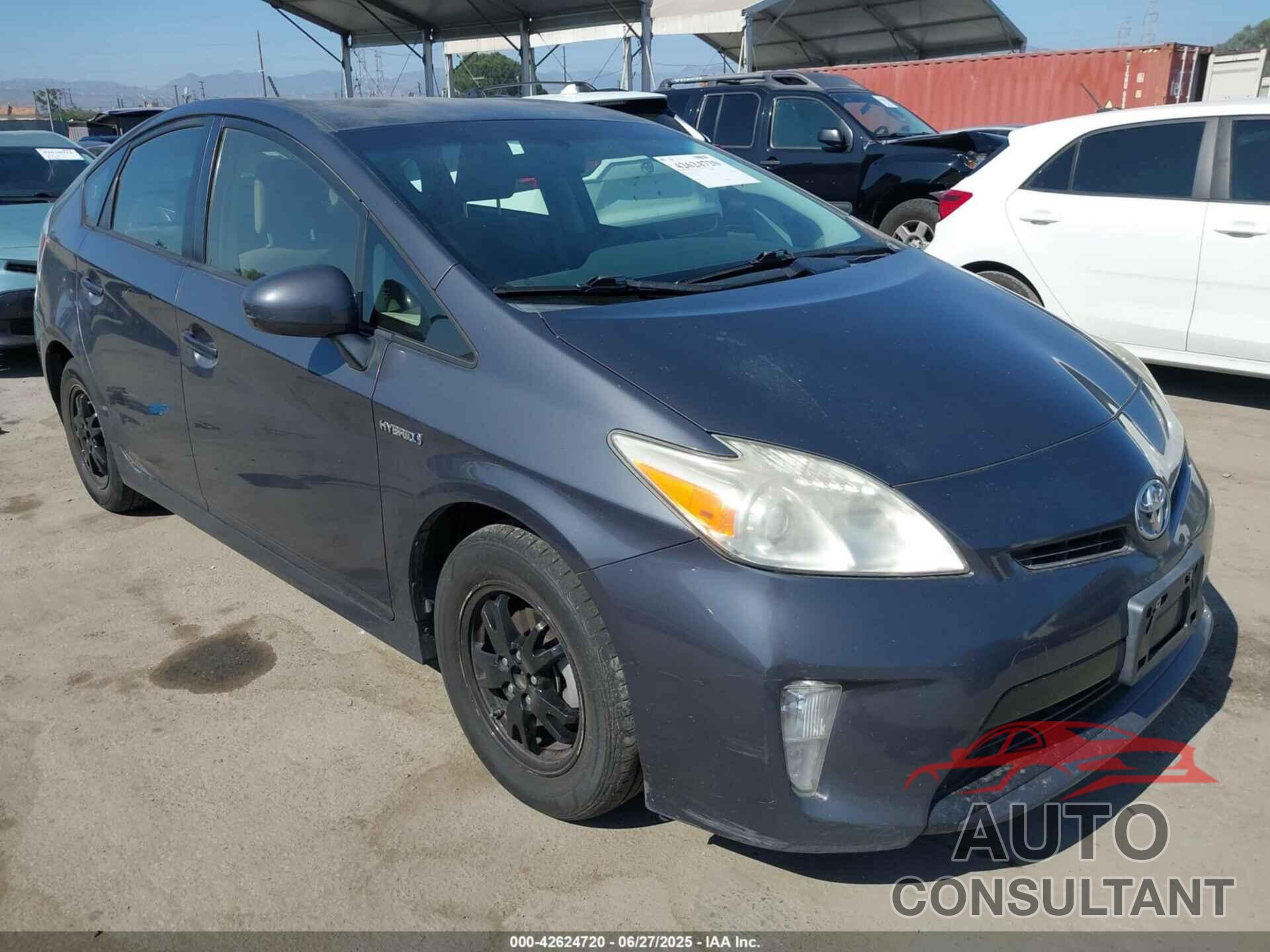TOYOTA PRIUS 2012 - JTDKN3DU2C1572727