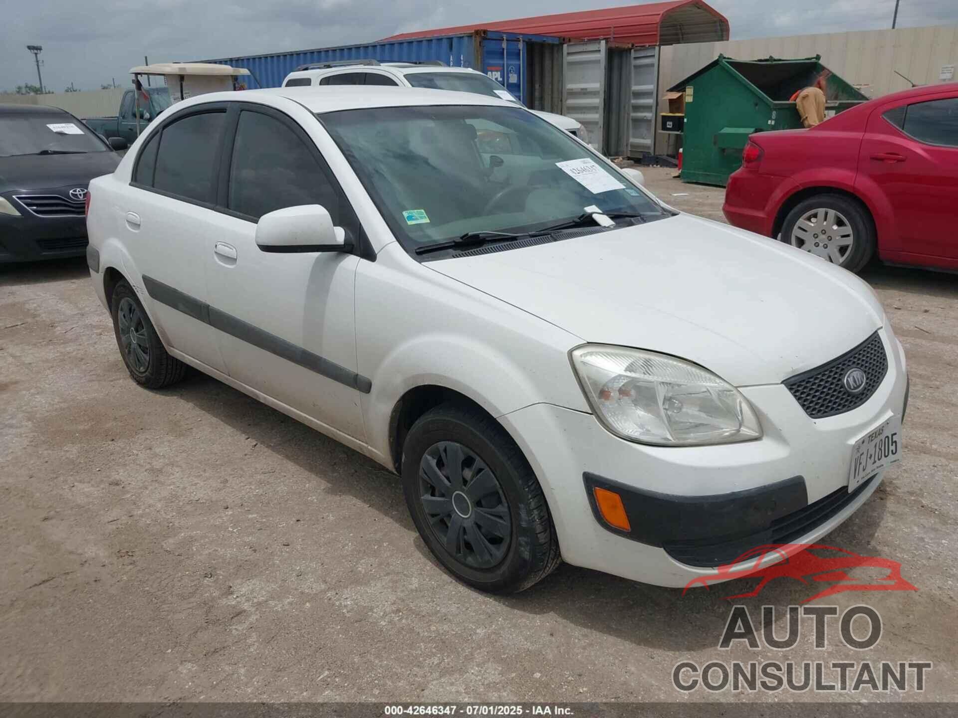 KIA RIO 2009 - KNADE223X96527153