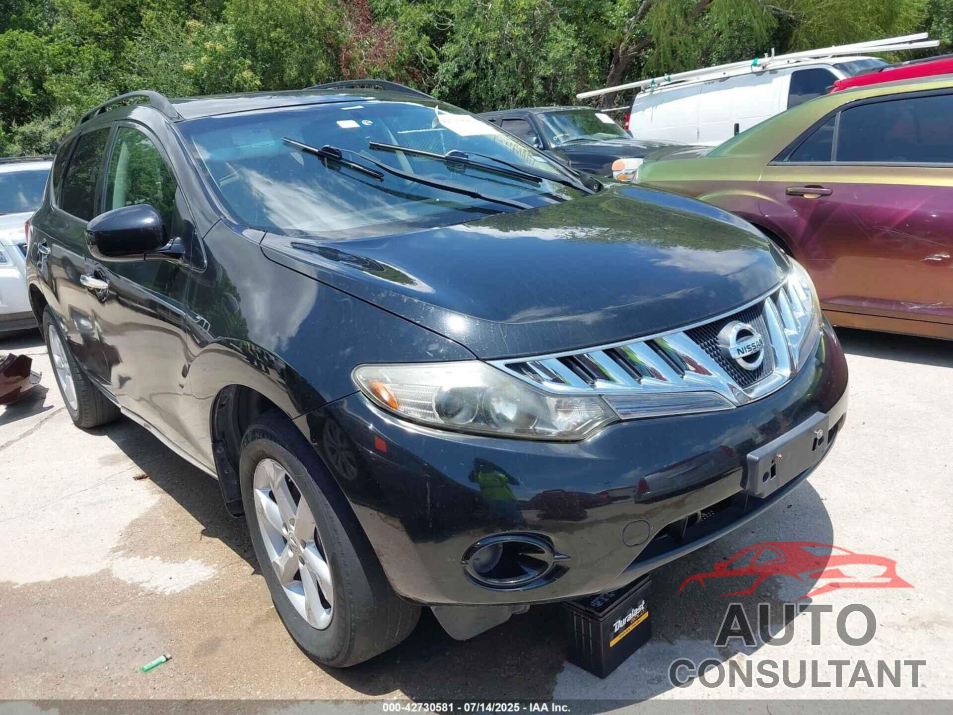 NISSAN MURANO 2009 - JN8AZ18U89W016226