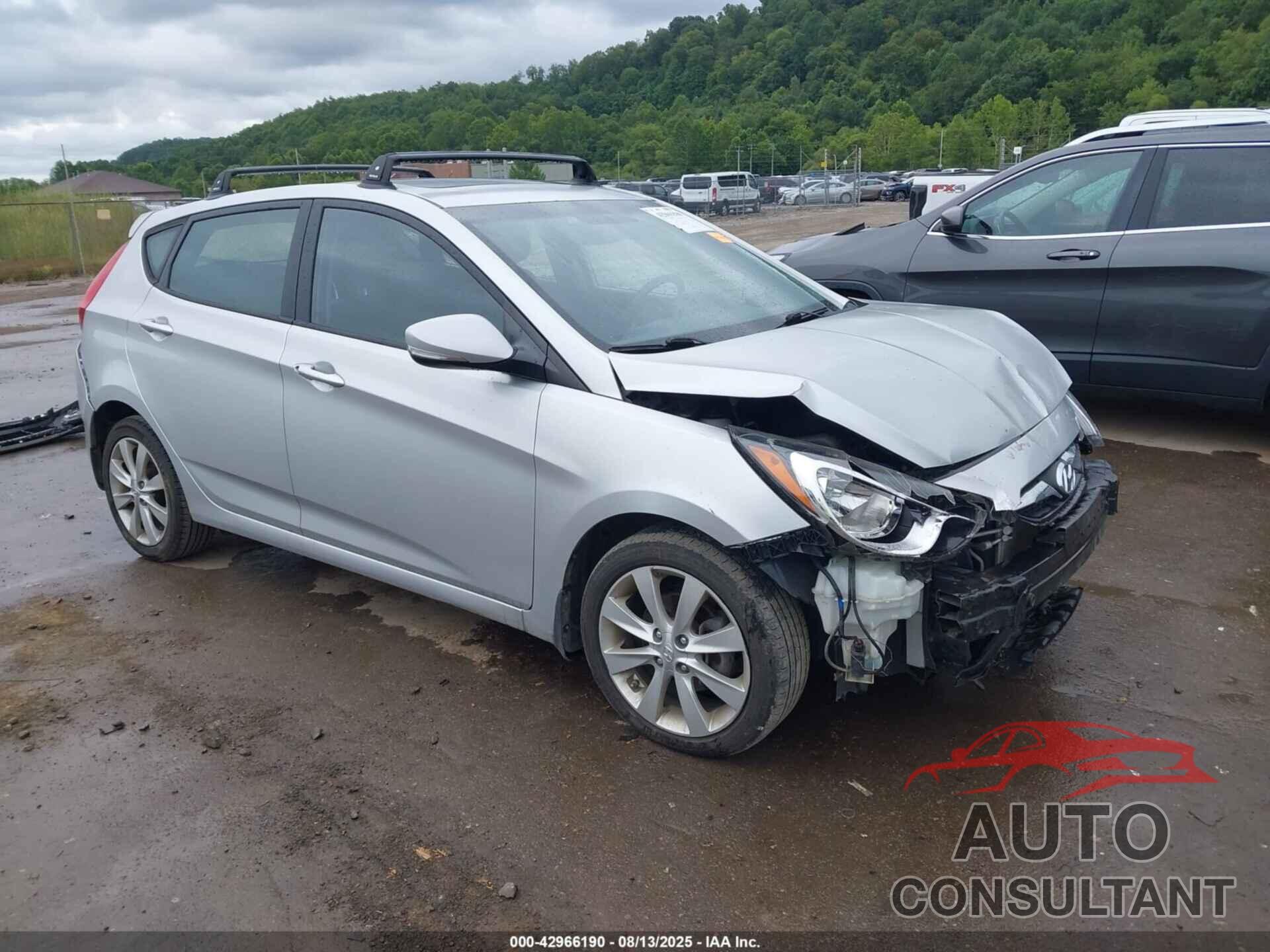 HYUNDAI ACCENT 2013 - KMHCU5AEXDU067126