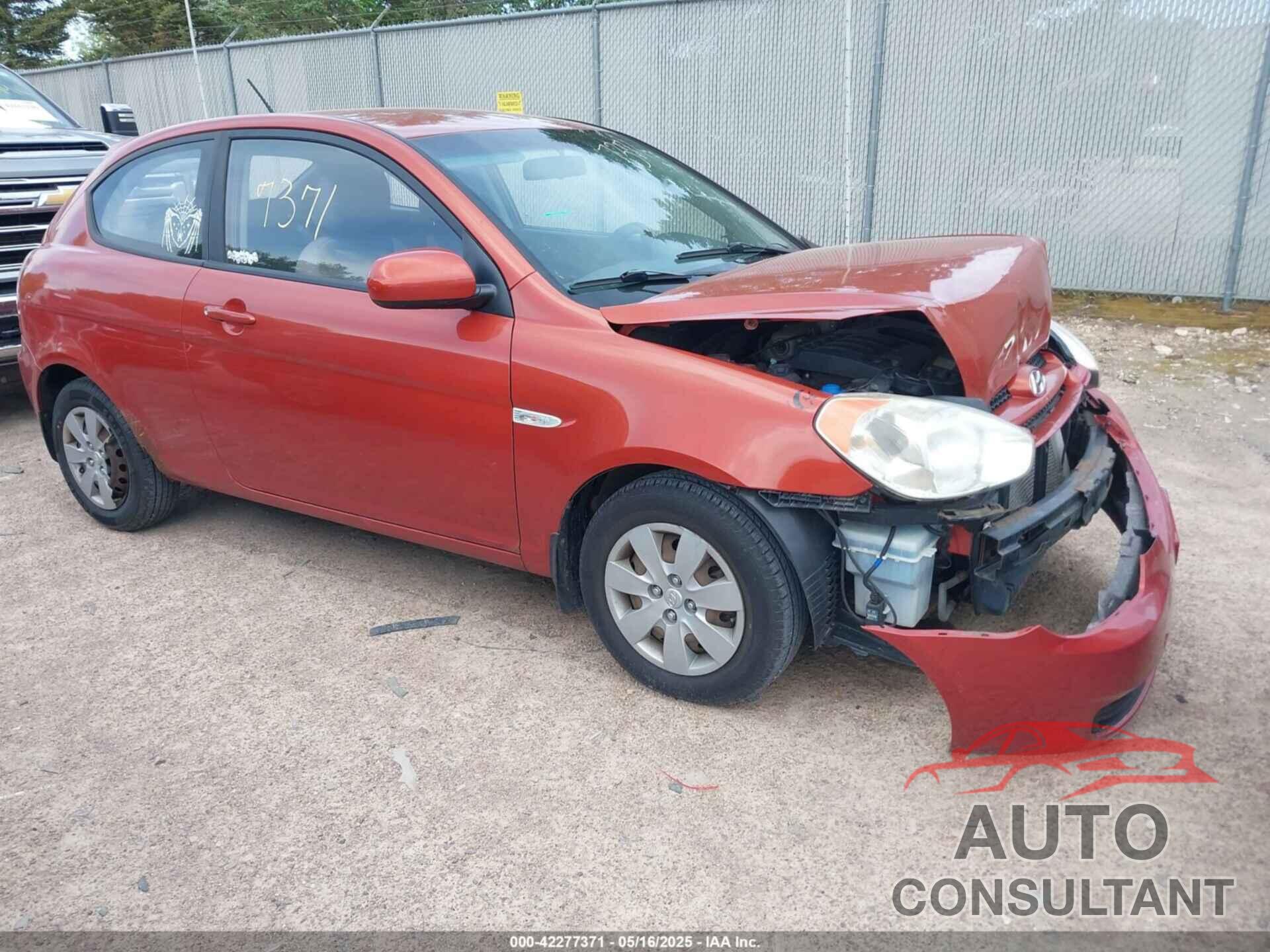 HYUNDAI ACCENT 2010 - KMHCM3AC0AU151695