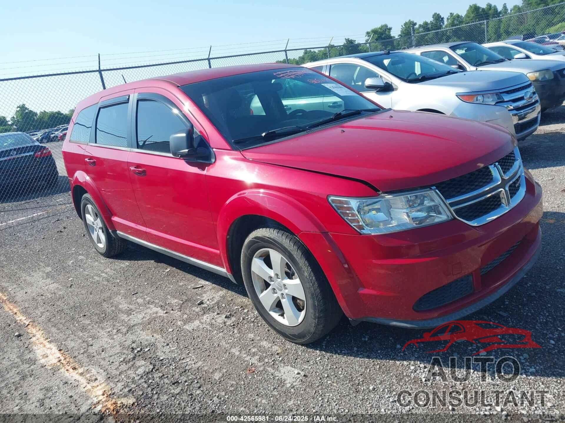 DODGE JOURNEY 2013 - 3C4PDCAB1DT602936