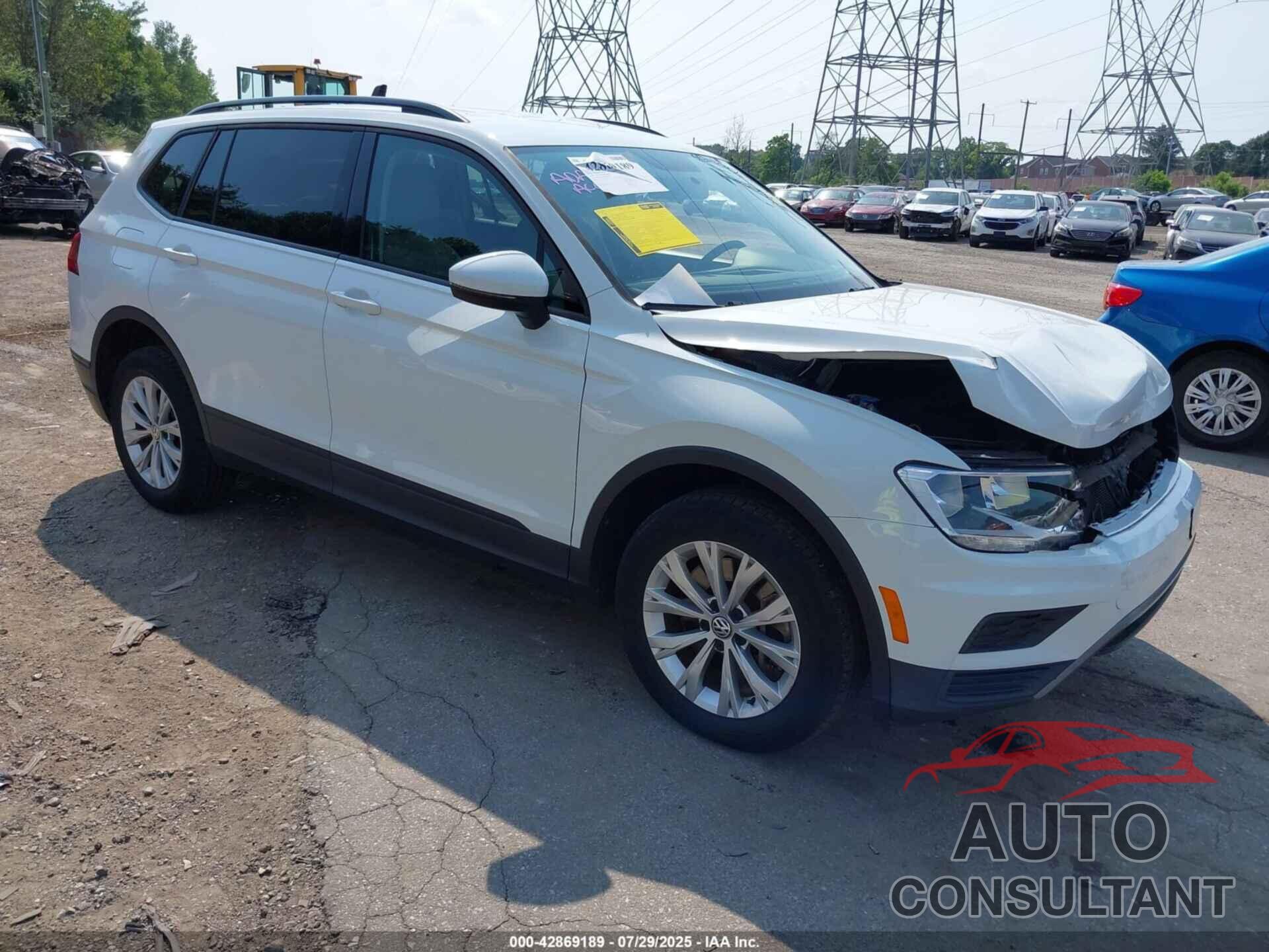 VOLKSWAGEN TIGUAN 2019 - 3VV0B7AX7KM066559
