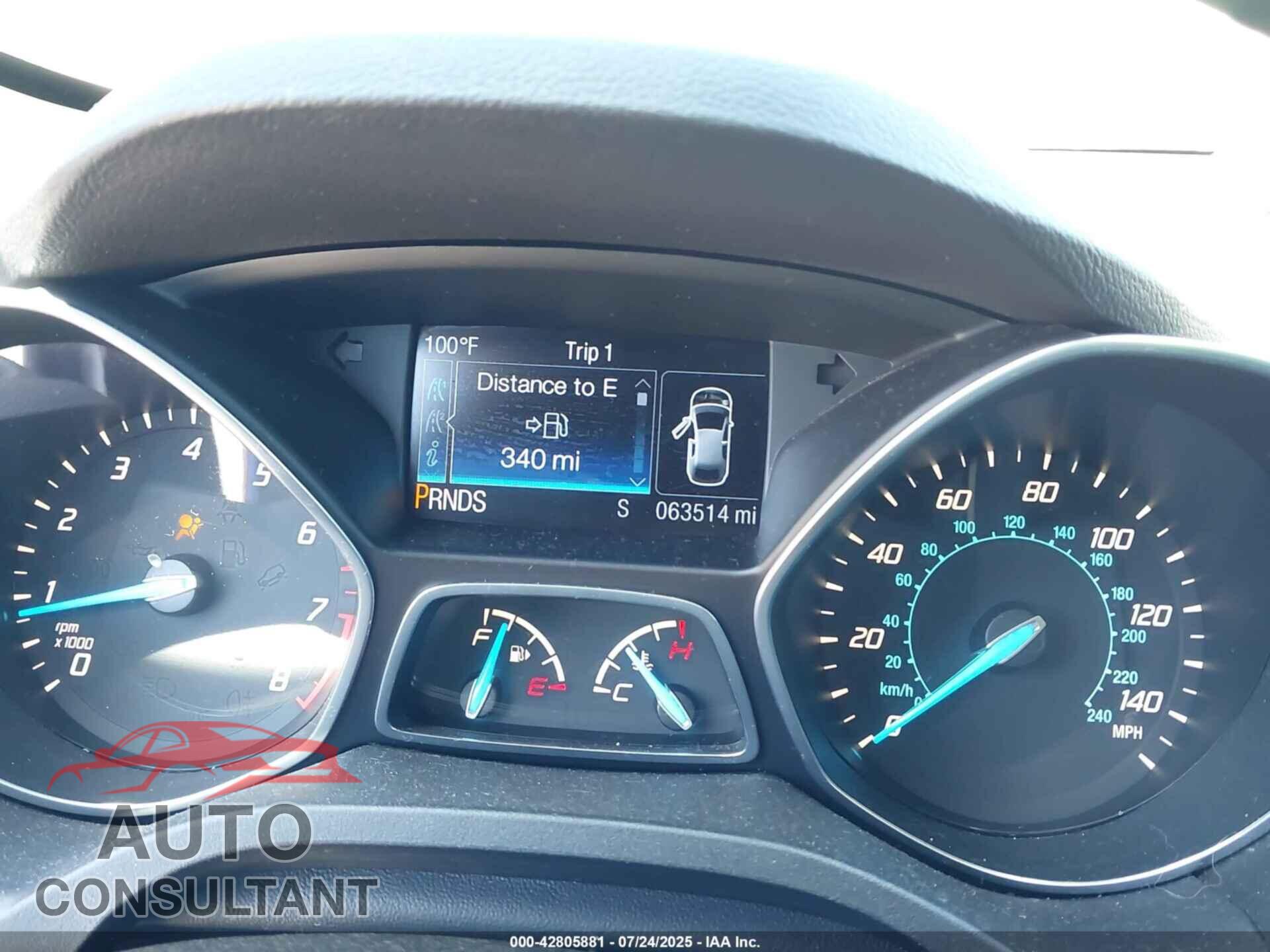 FORD ESCAPE 2014 - 1FMCU0GX4EUB08069