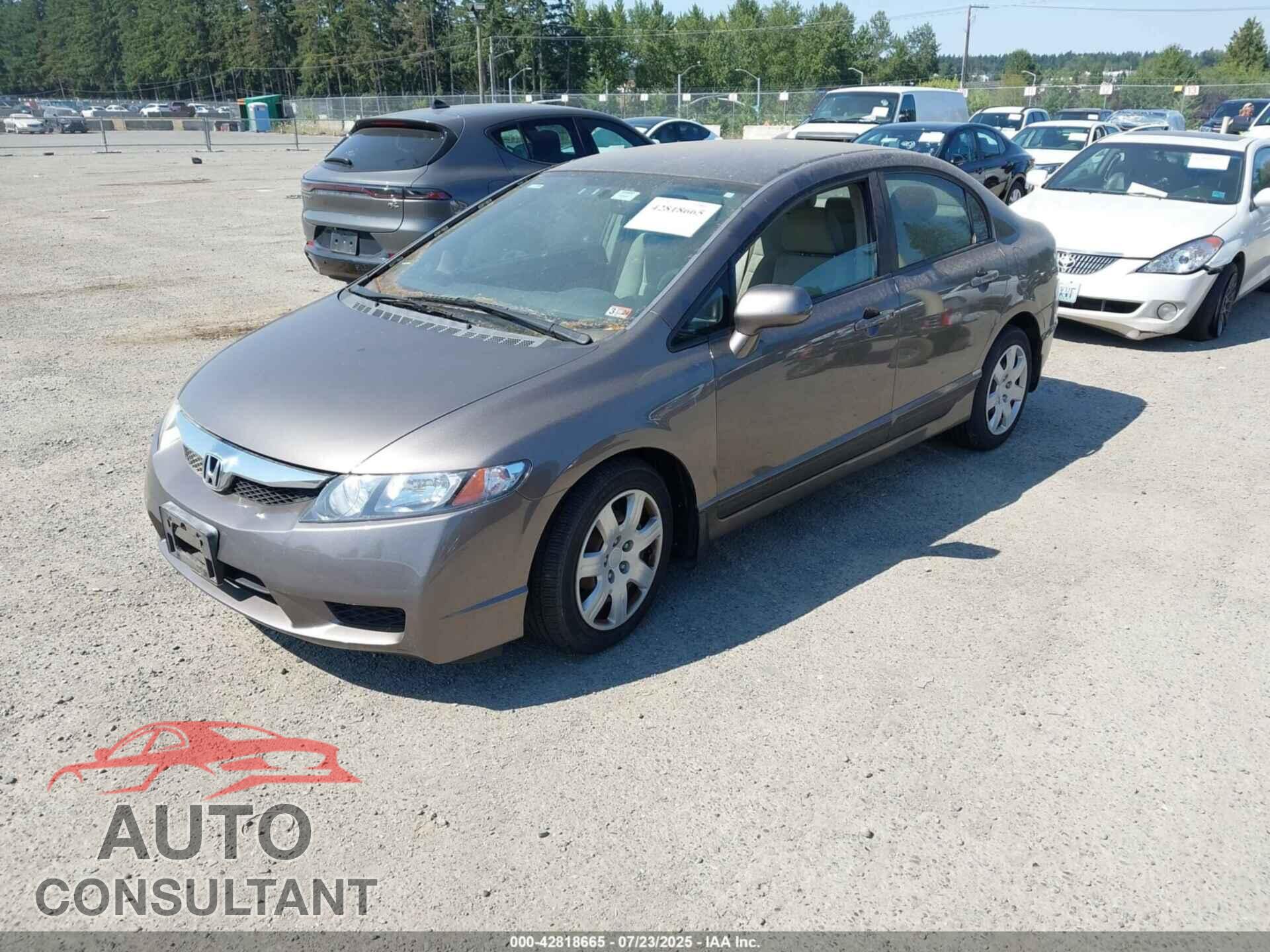 HONDA CIVIC 2011 - 19XFA1F52BE012953