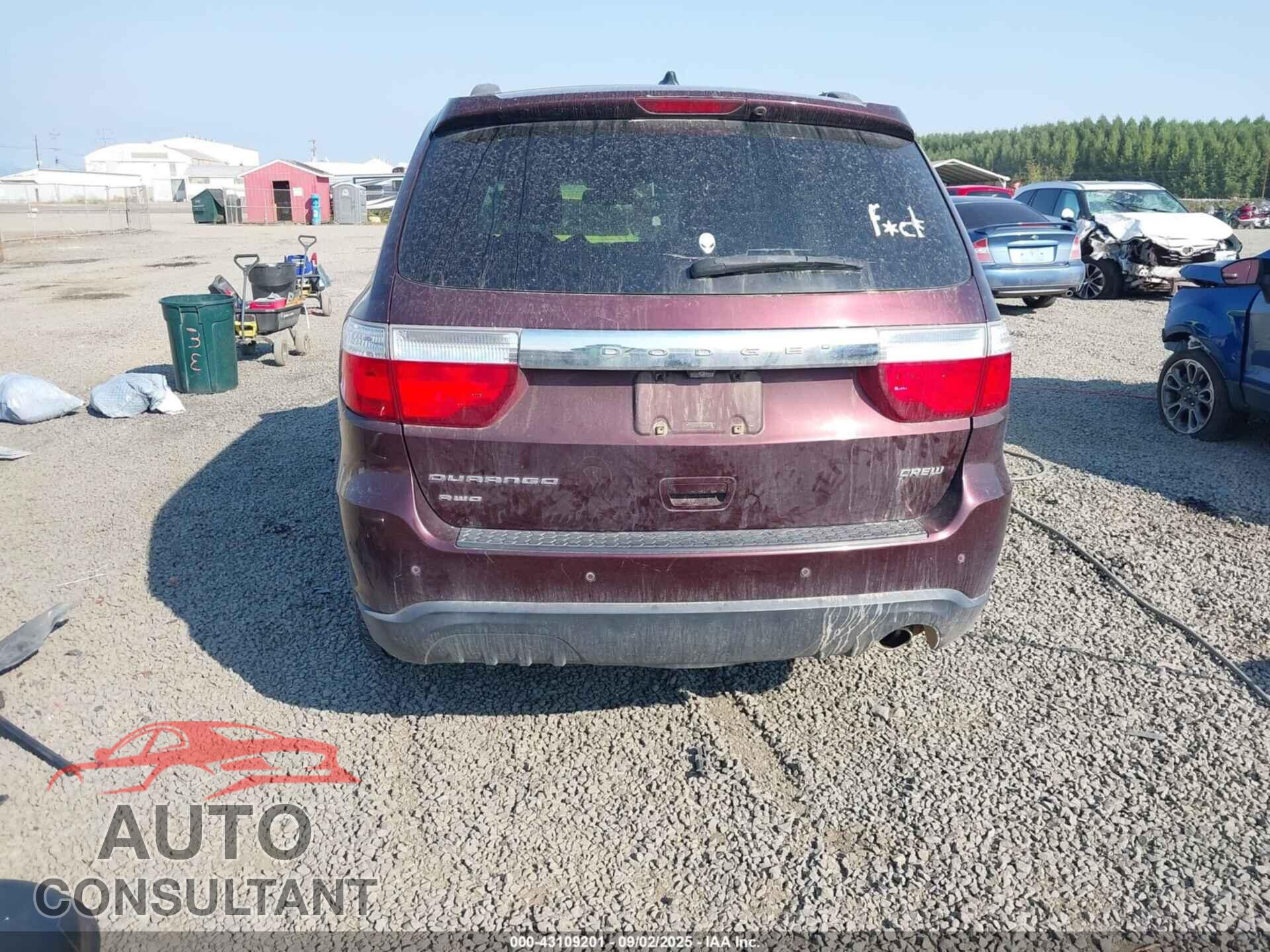 DODGE DURANGO 2012 - 1C4RDJDG2CC336907