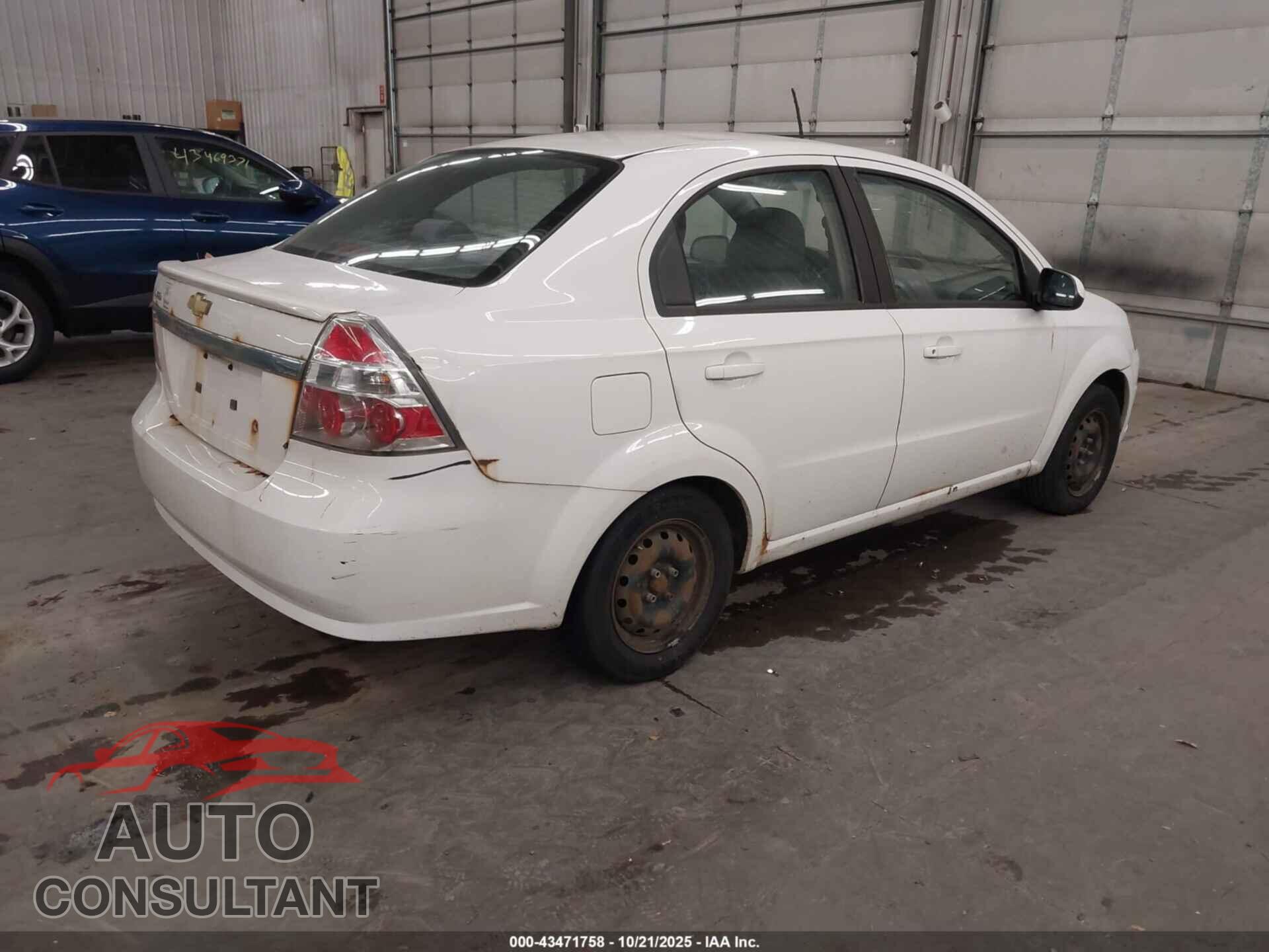 CHEVROLET AVEO 2011 - KL1TD5DE4BB196155