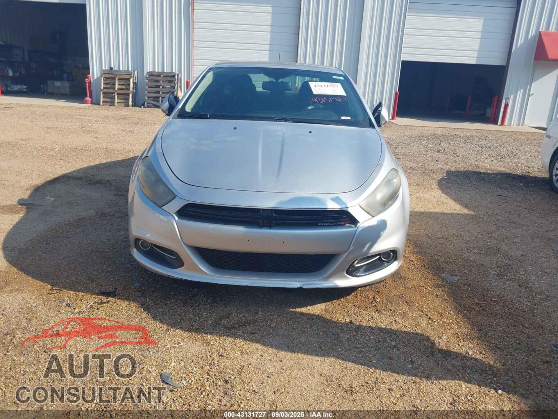 DODGE DART 2013 - 1C3CDFBA8DD337027