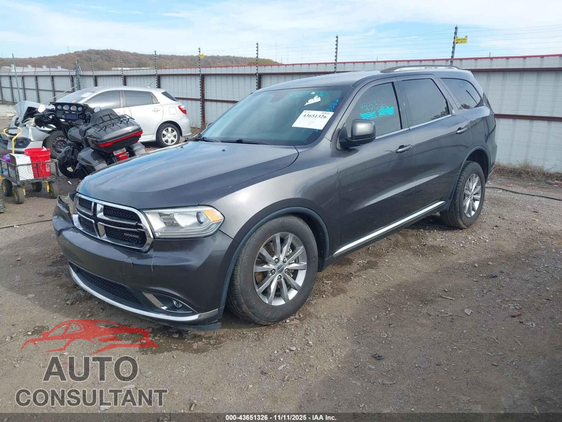 DODGE DURANGO 2017 - 1C4RDHAG3HC724748