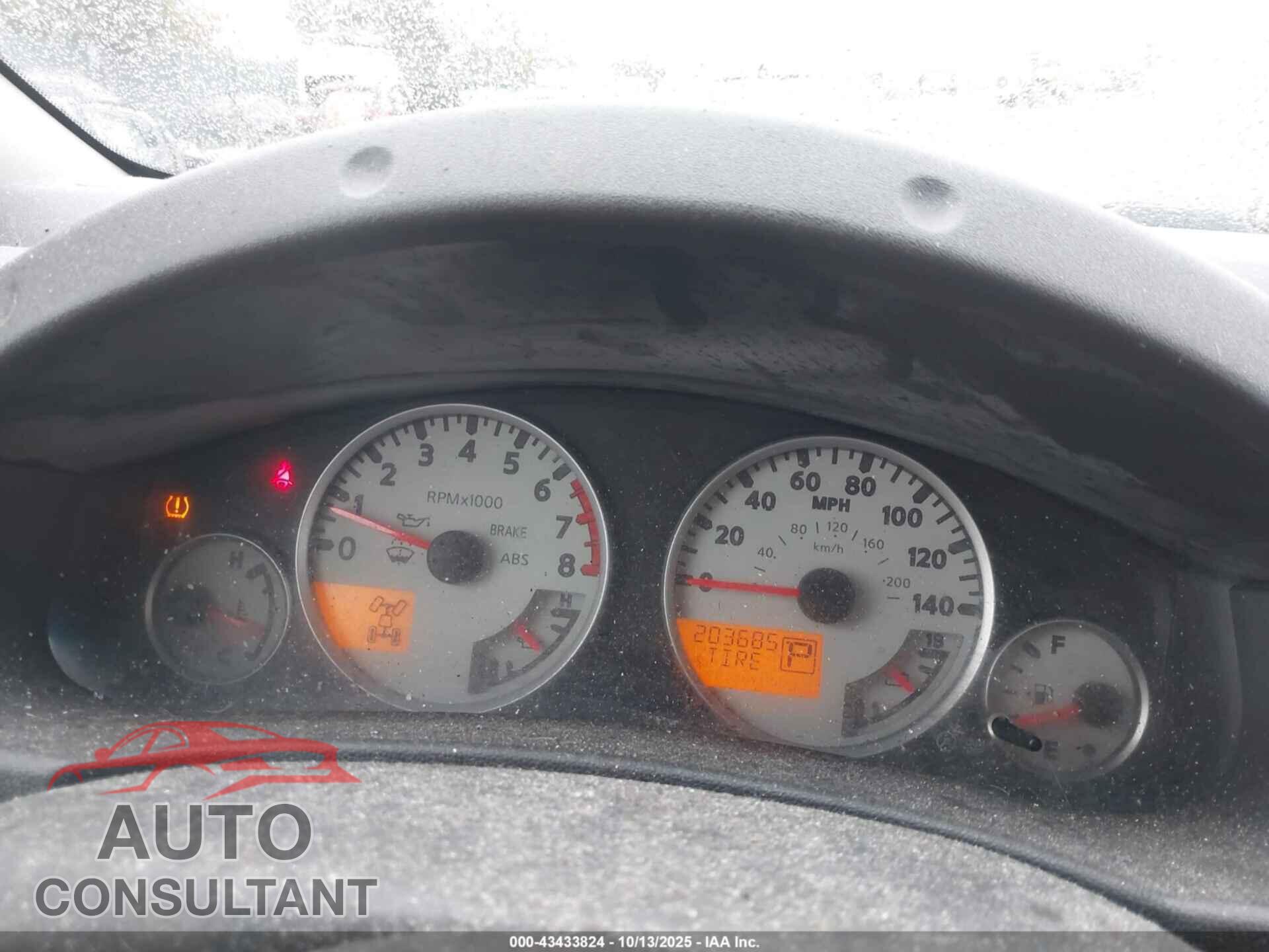 NISSAN FRONTIER 2013 - 1N6AD0EV2DN726574