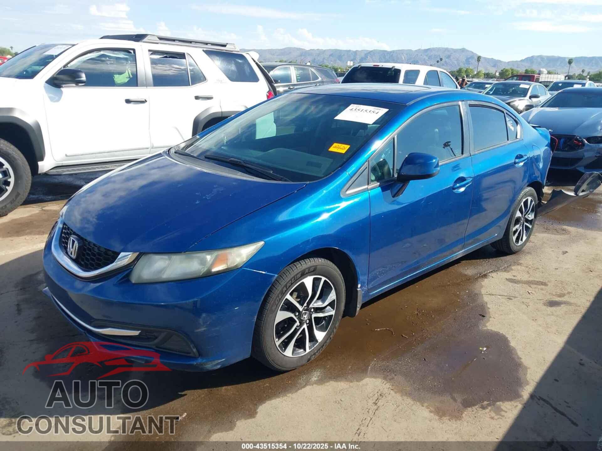 HONDA CIVIC 2013 - 19XFB2F85DE049933