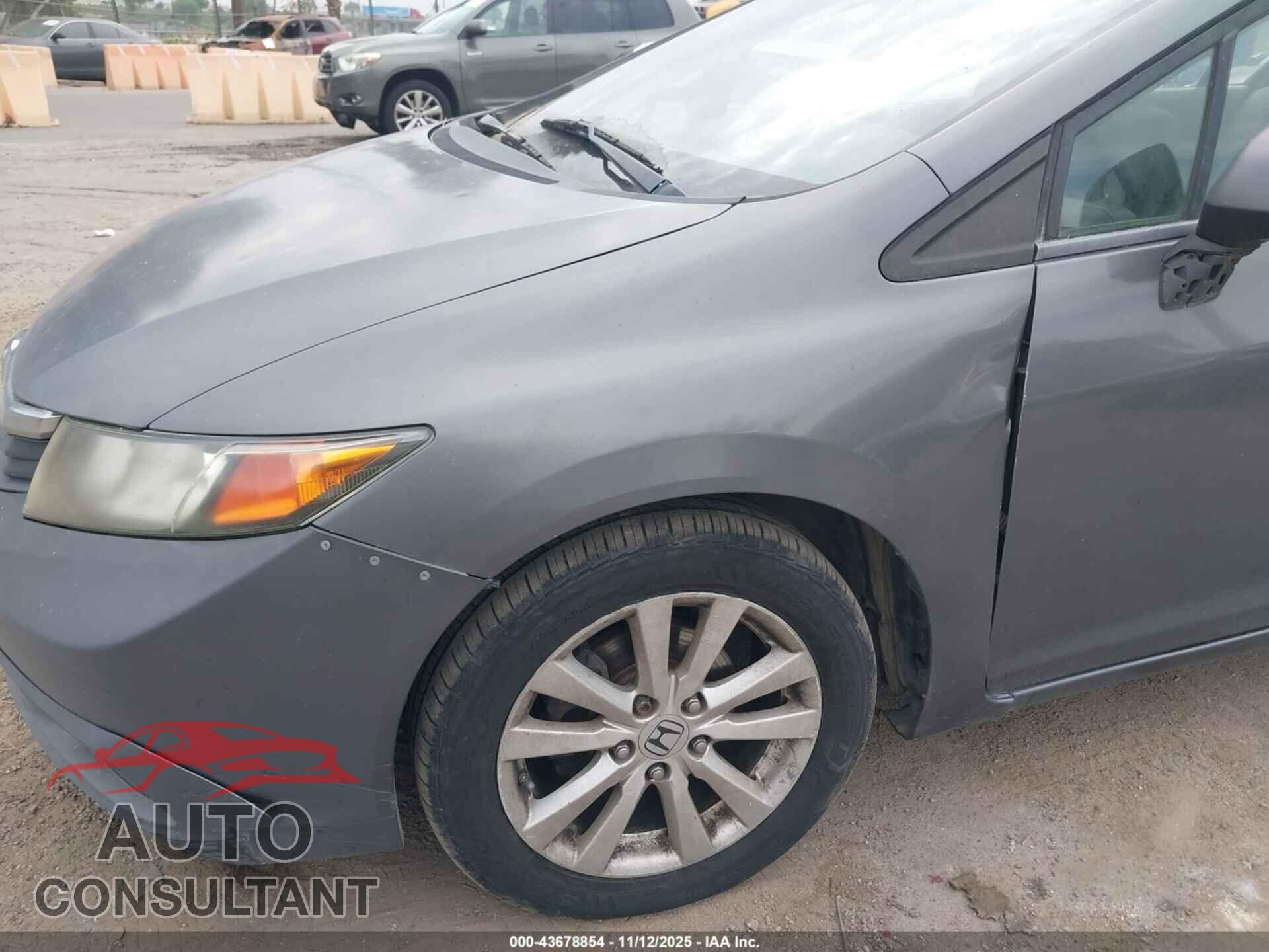 HONDA CIVIC 2012 - 19XFB2F81CE312918