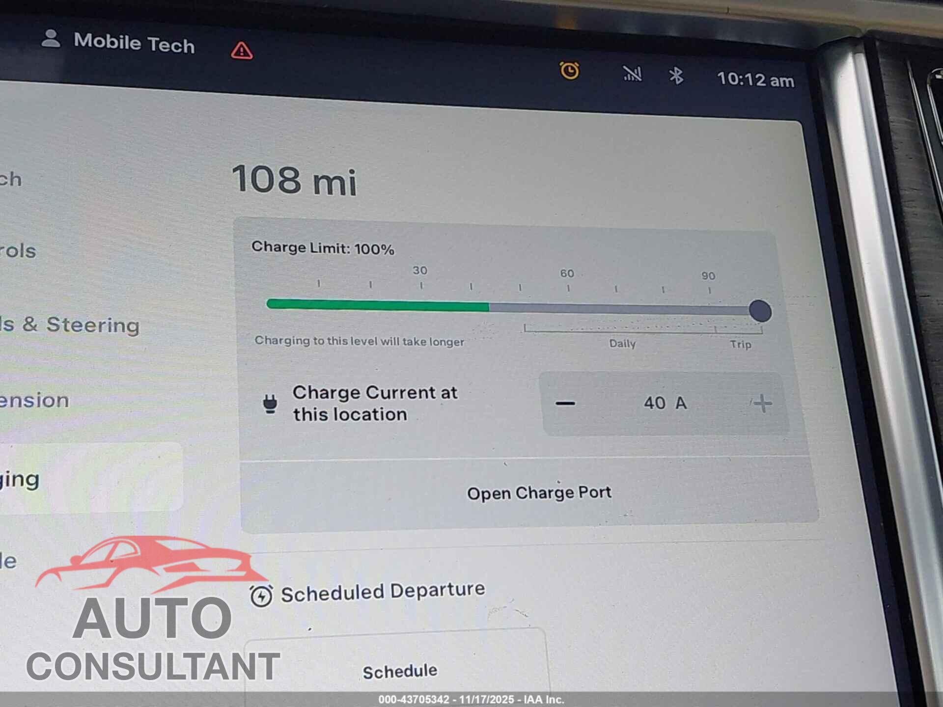 TESLA MODEL S 2012 - 5YJSA1CN8CFP01961