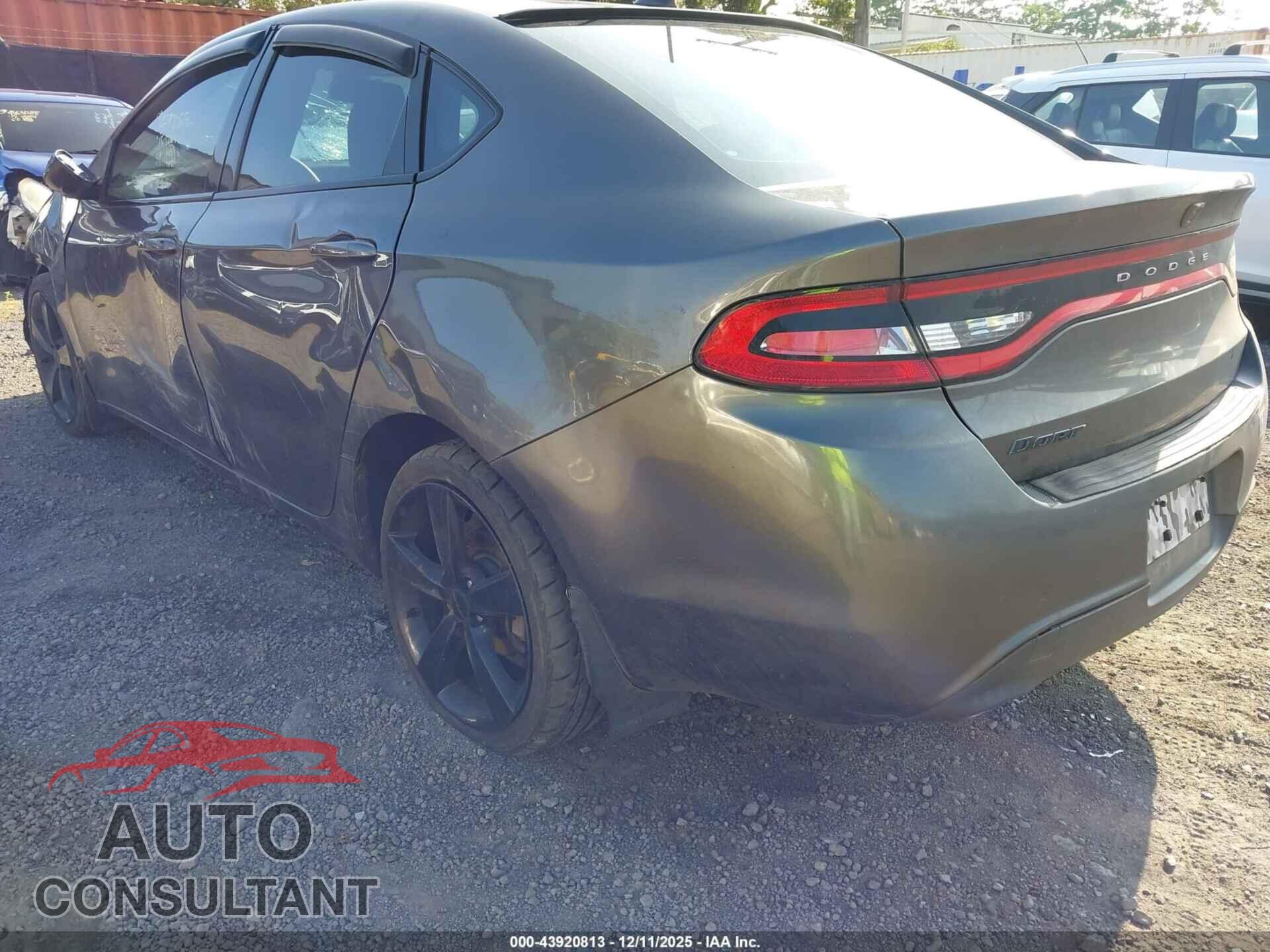 DODGE DART 2015 - 1C3CDFBB5FD345159