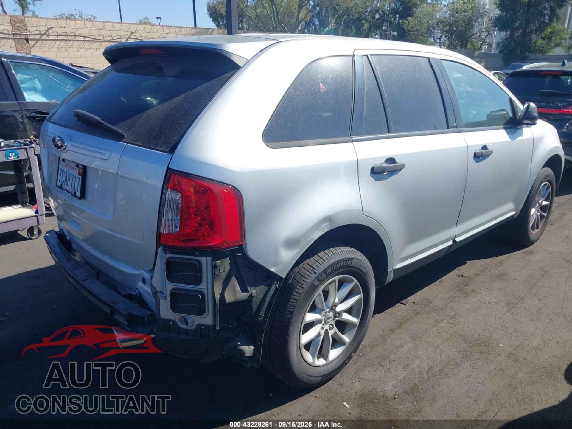 FORD EDGE 2013 - 2FMDK3GC3DBC70675
