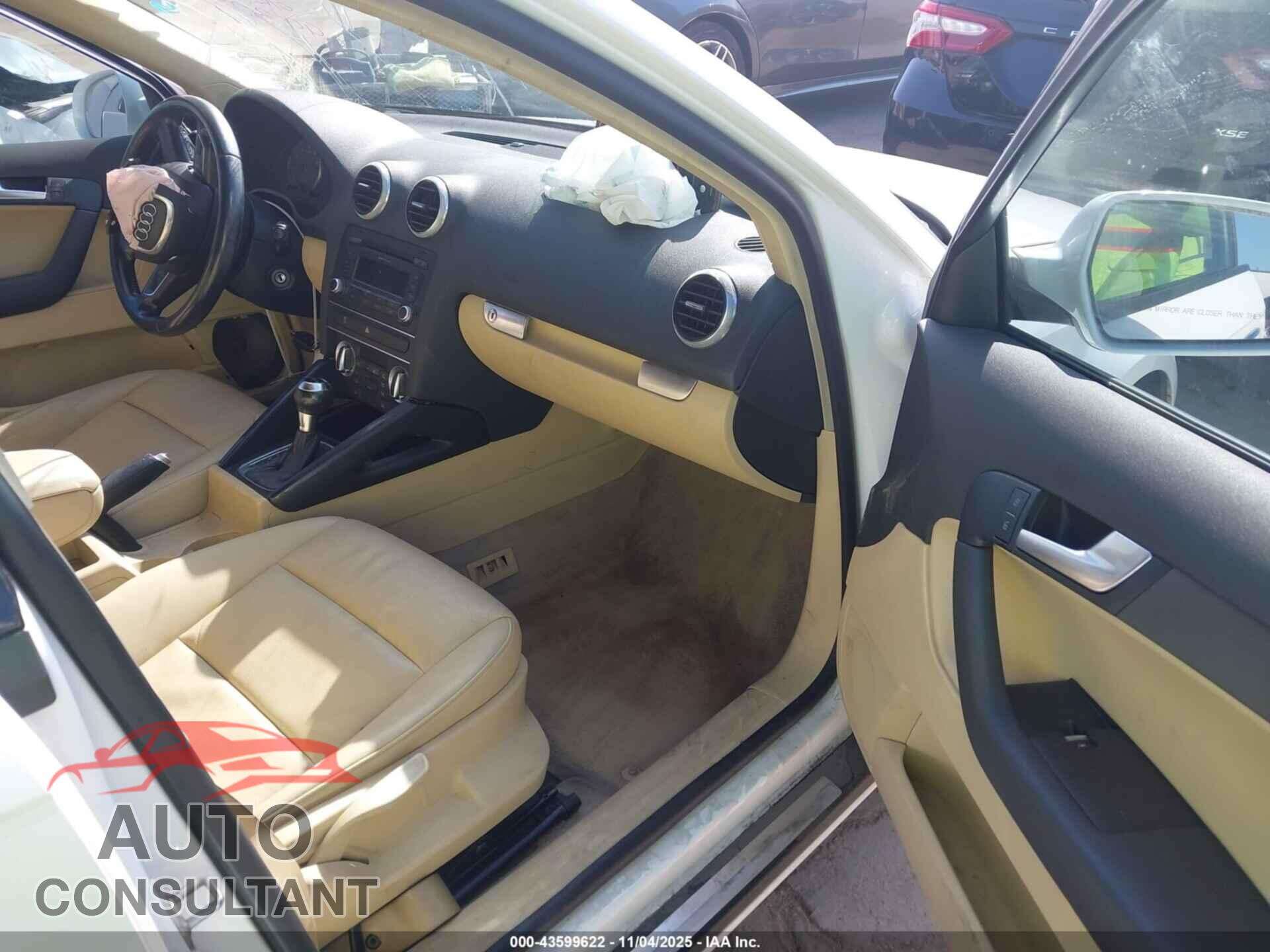 AUDI A3 2012 - WAUBEAFM3CA054964