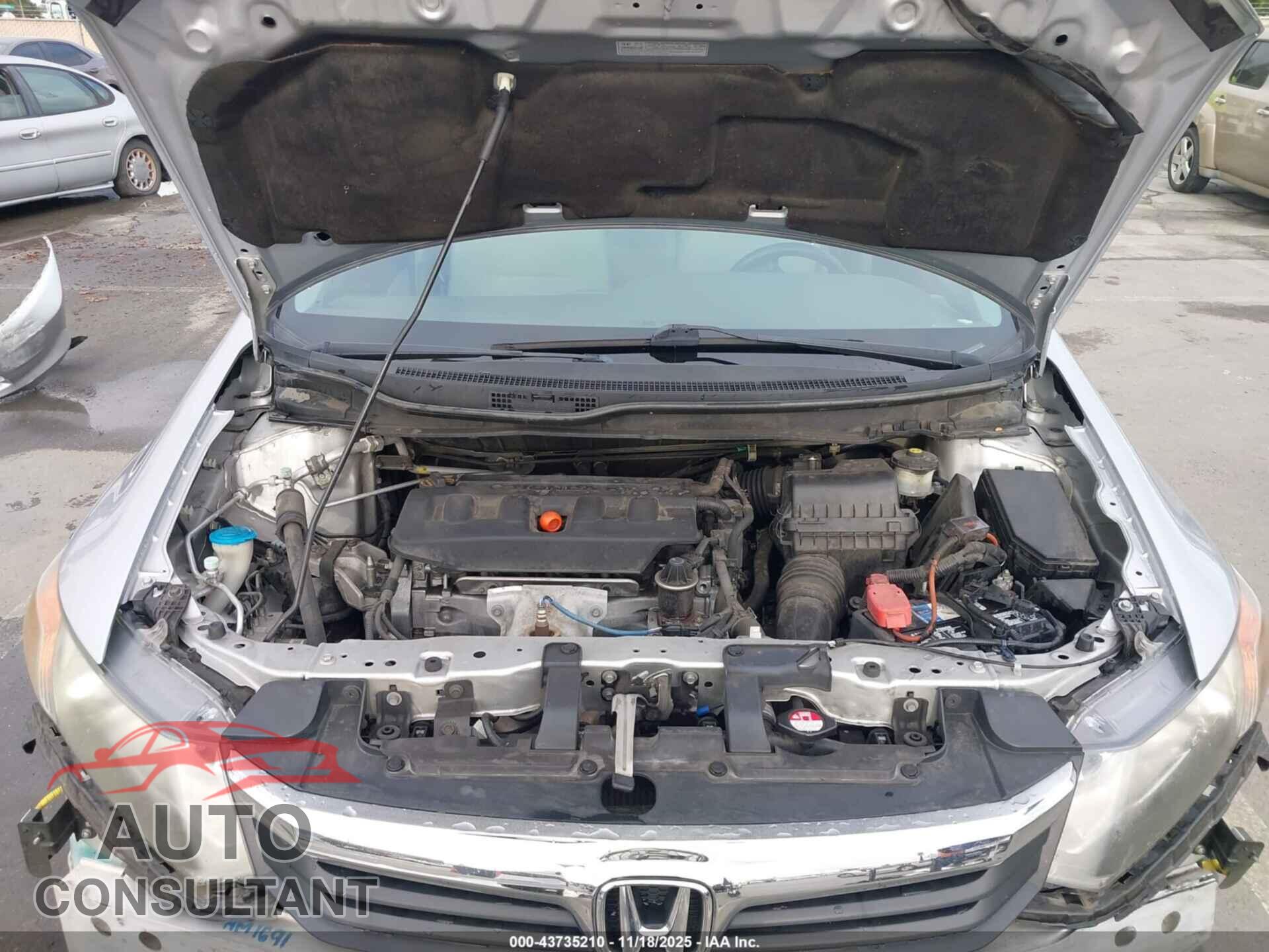 HONDA CIVIC 2012 - 19XFB2F52CE385706