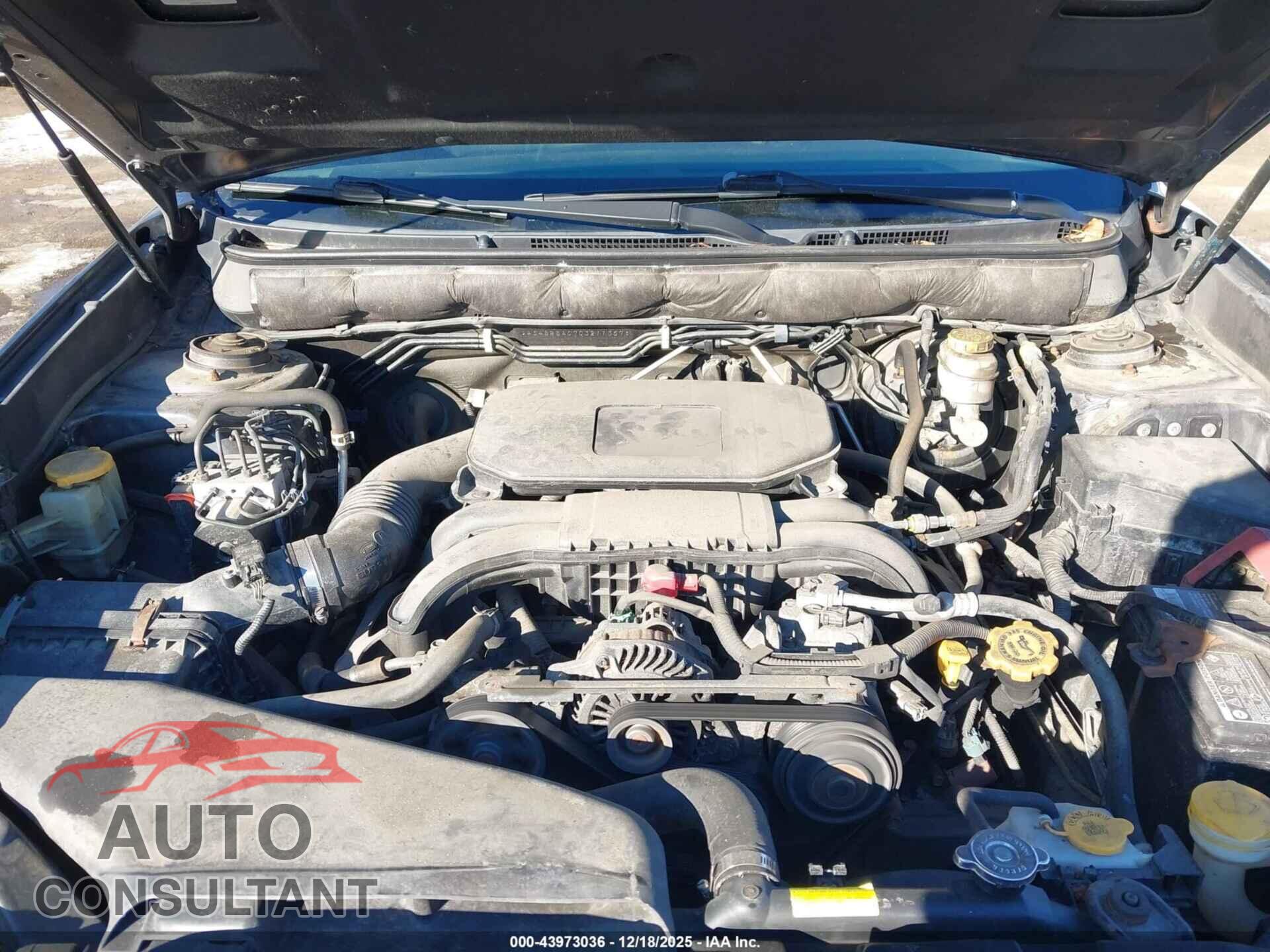 SUBARU OUTBACK 2012 - 4S4BRBAC7C3211357