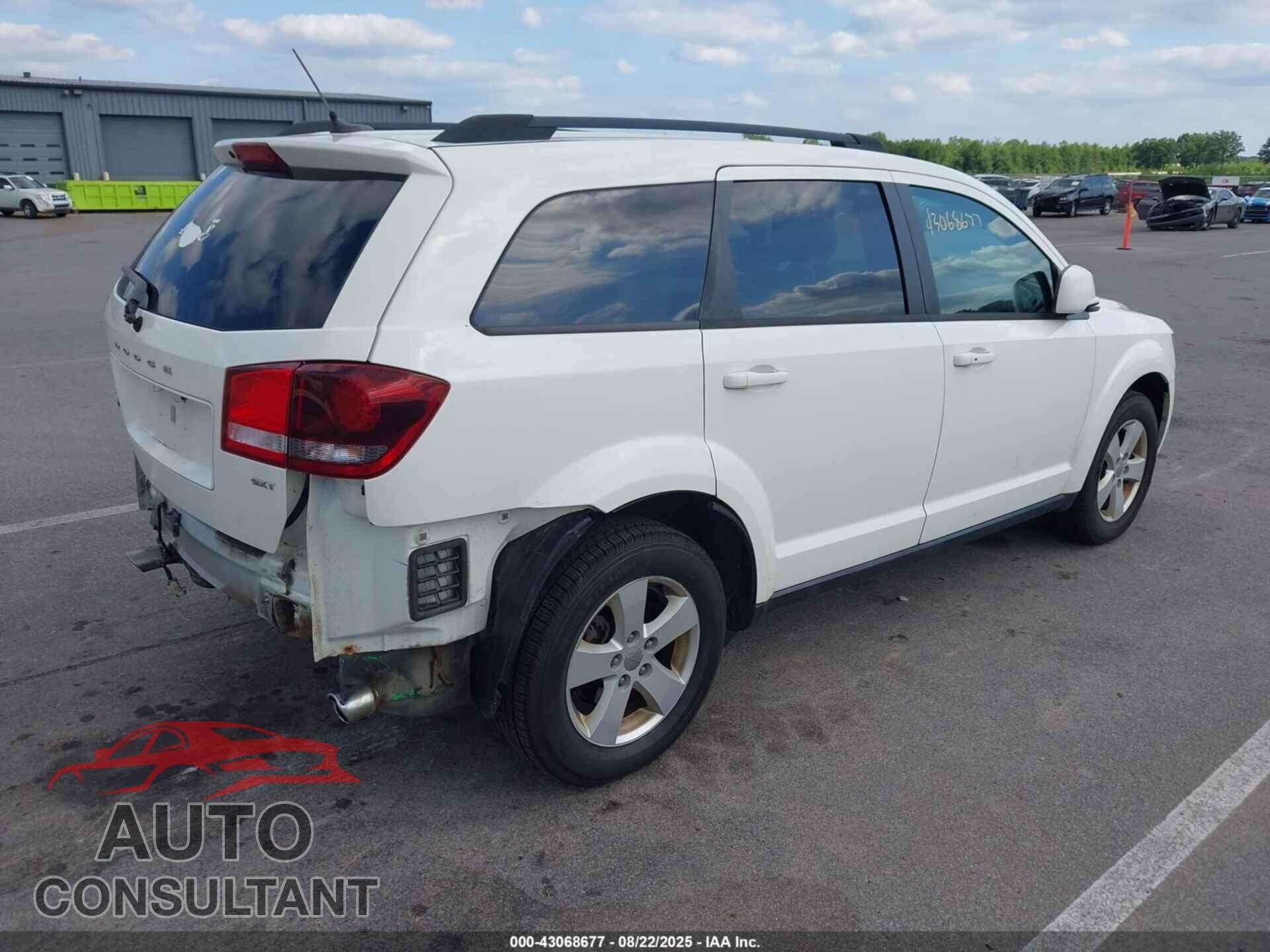 DODGE JOURNEY 2012 - 3C4PDCBG8CT204793