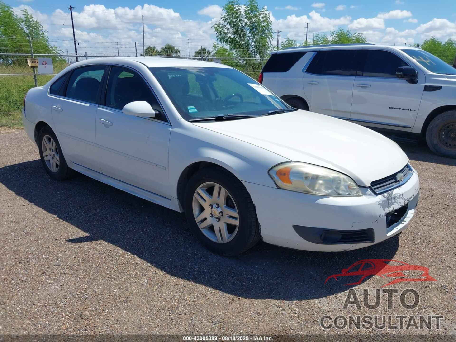 CHEVROLET IMPALA 2011 - 2G1WG5EK6B1182509